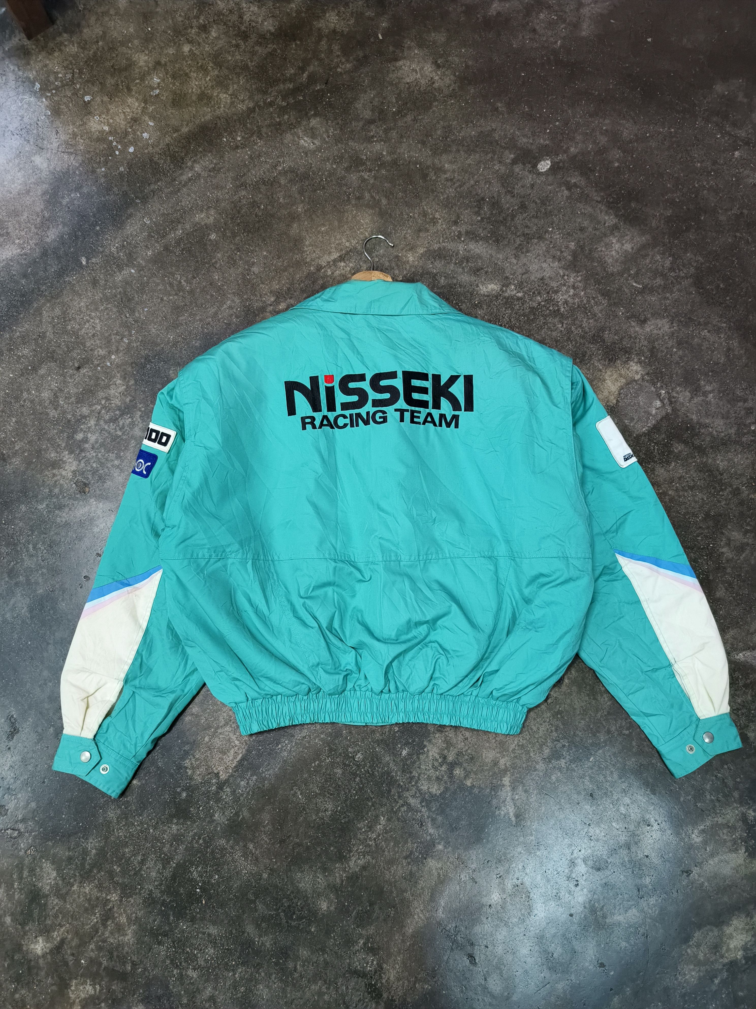 Sports Specialties 80S VTG NISSEKI RACING TEAM MOTORSPORT PAN OIL R100 JACKET Size US XL / EU 56 / 4 - 2 Thumbnail