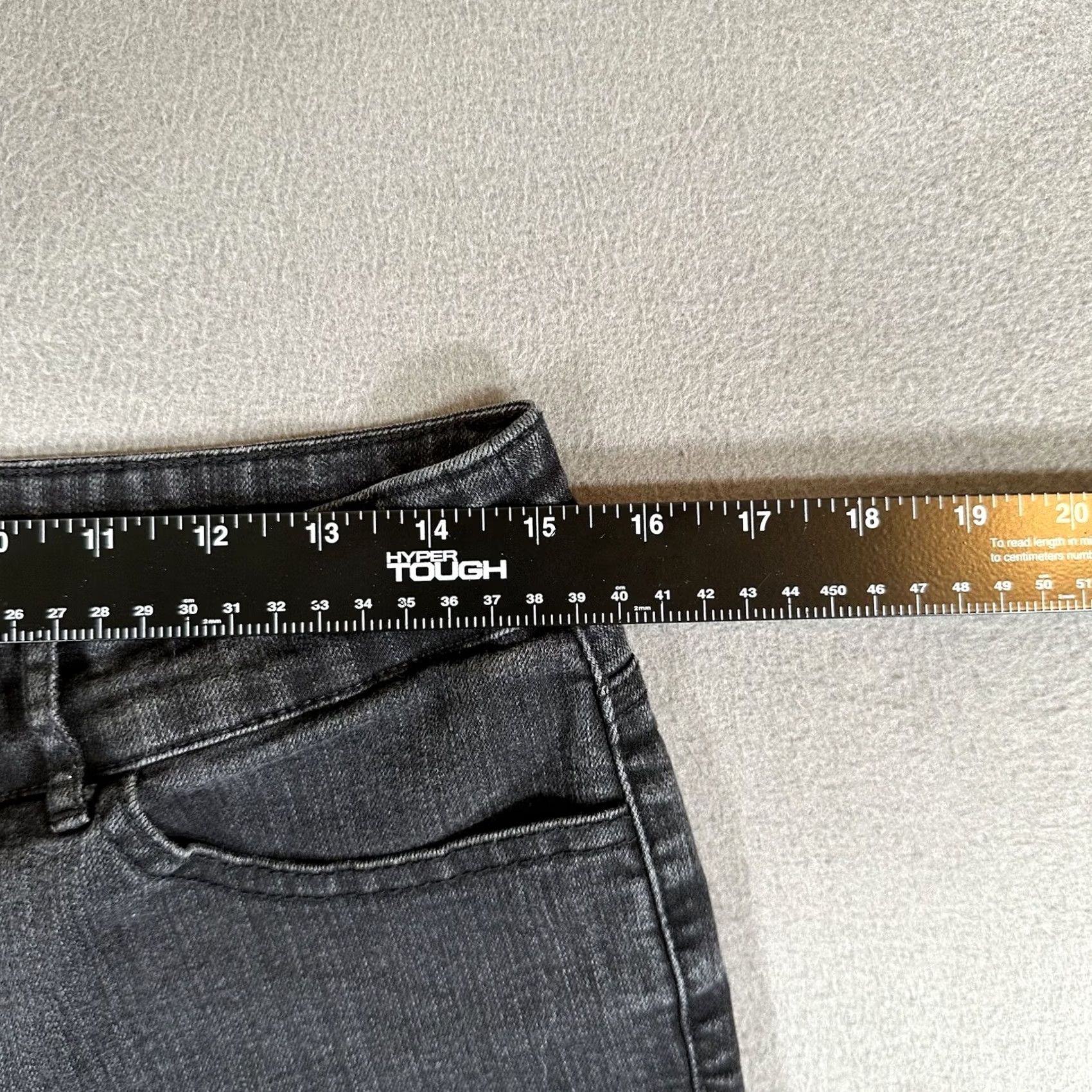 Vintage Chico's Platinum Jeans Womens 0.5 Black Denim Ultimate Fit Mid Rise Size 25" / US 0 / IT 36 - 7 Thumbnail