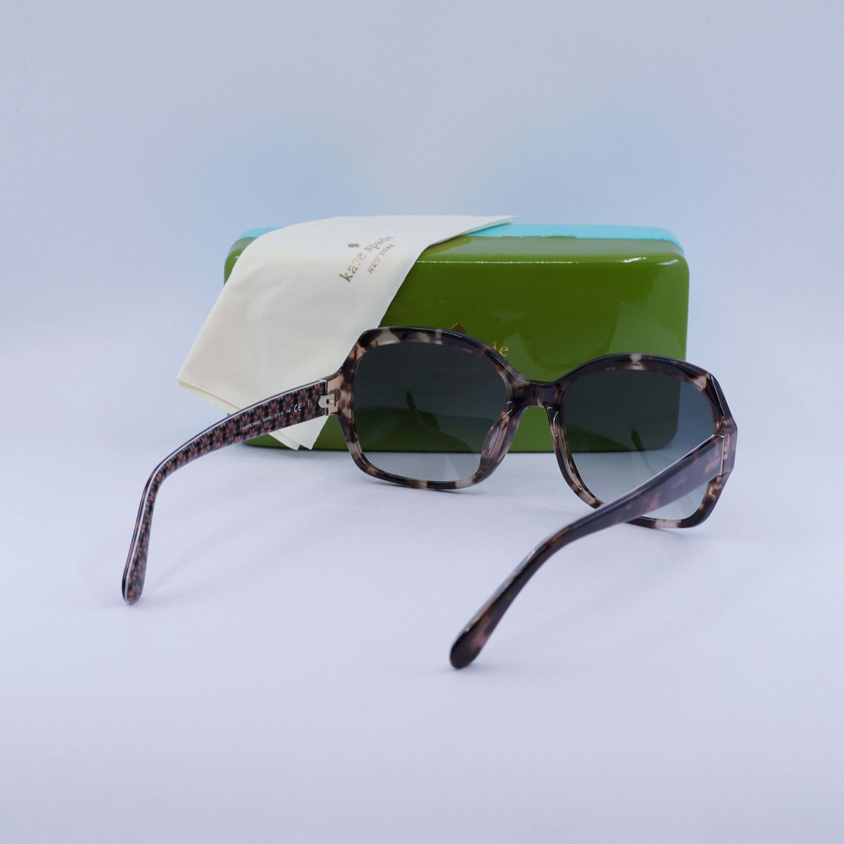 Kate Spade Kate AMBERLYNN/S 0MAP 9K Sunglasses Havana Square Frame Size ONE SIZE - 10 Thumbnail