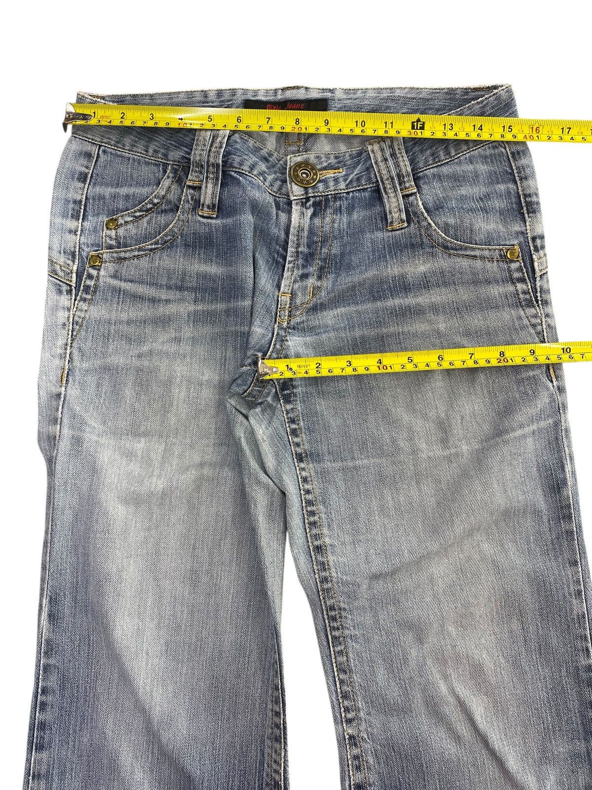 Japanese Brand Japanese Brand Faded Wash Whiskers Style Flare Jeans Size US 30 / EU 46 - 5 Thumbnail