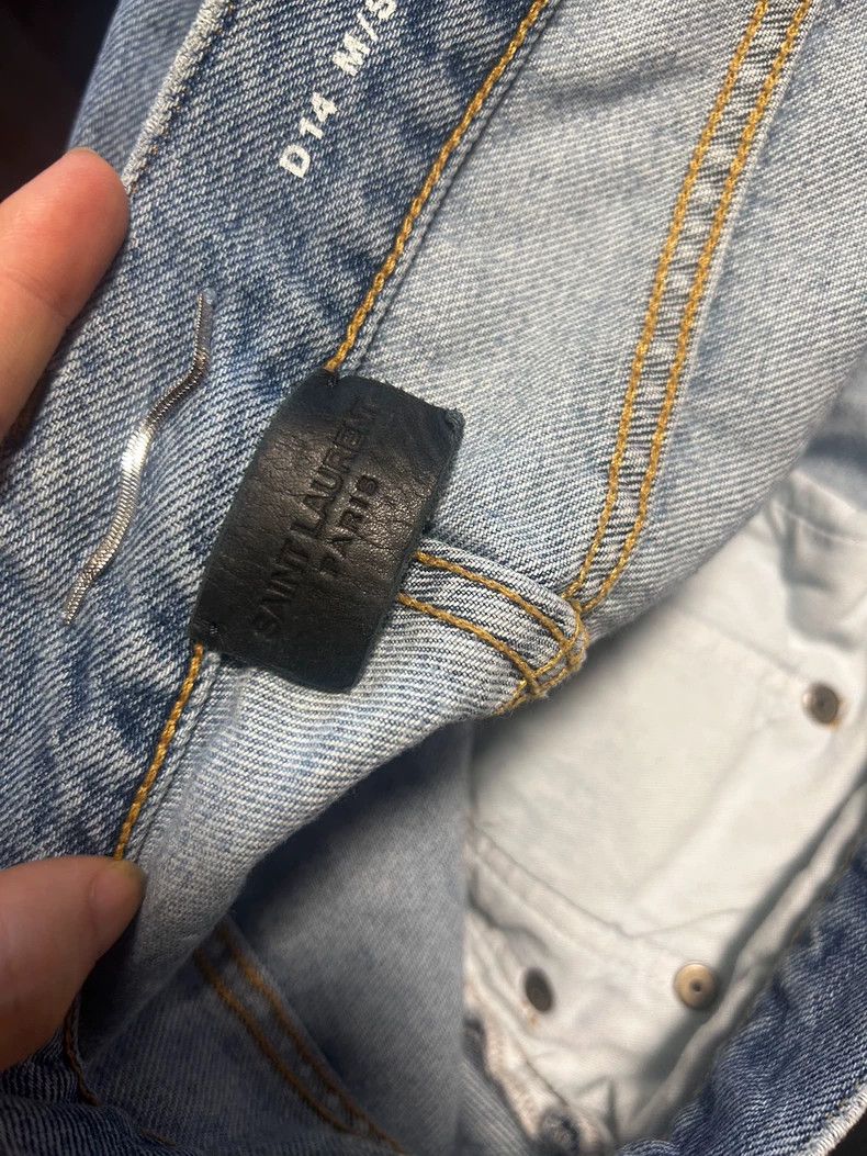 Saint Laurent Paris Saint Laurent Paris 2018SS bilateral knee knife cut and de Size US 28 / EU 44 - 6 Thumbnail