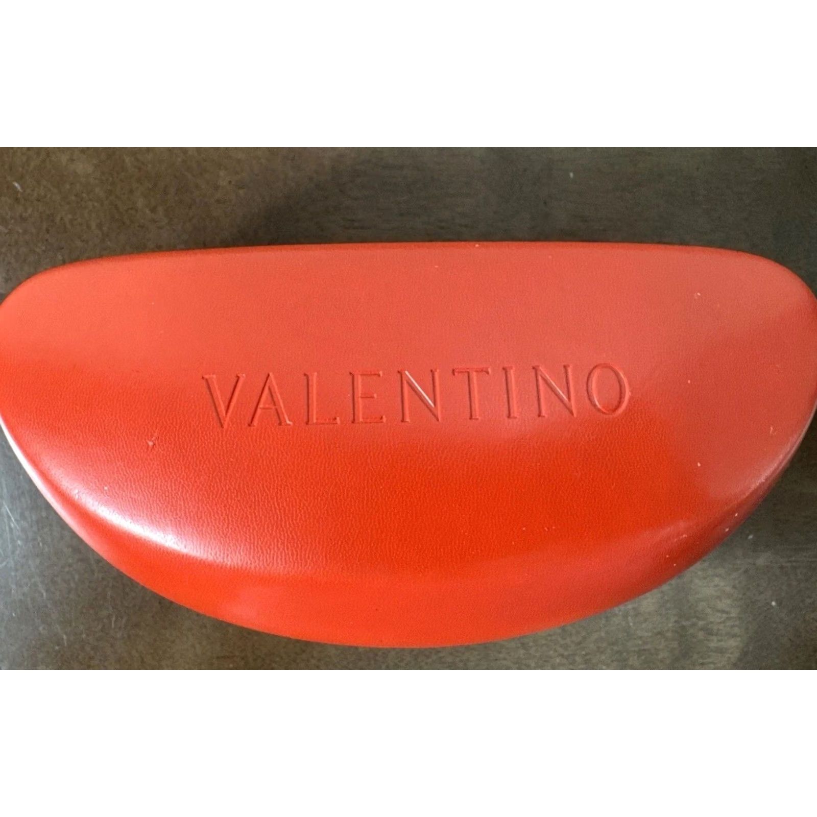 Valentino Red Logo Hard Shell Sunglasses Case Valentino Eyeglasses Sunglasses Red Hardshell Storage Case  main image 3