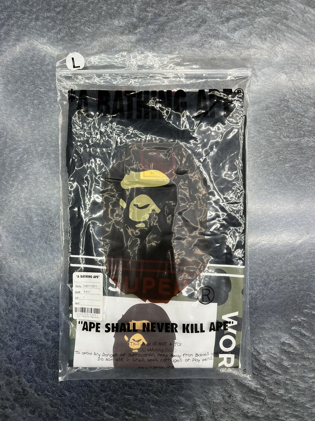 Bape Bape 1st Camo Super Busy Works T-Shirt Size US L / EU 52-54 / 3 - 6 Thumbnail