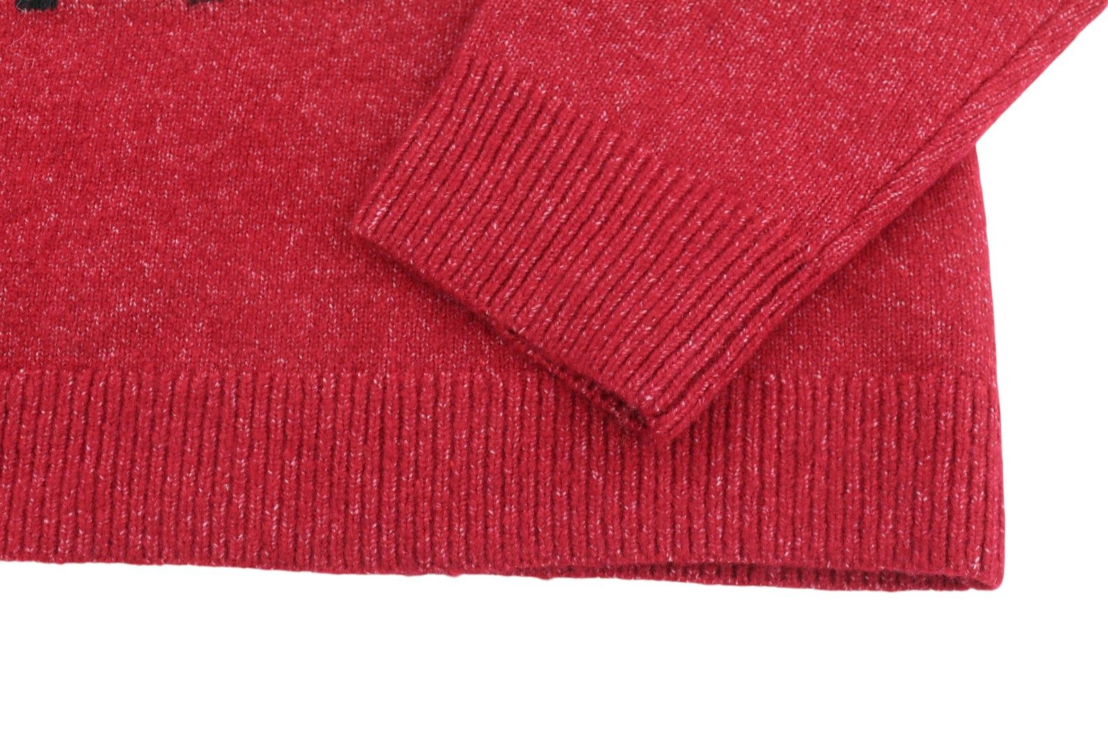 Desigual JERS BUDDY XL Red Patterned Mock Neck Knit Jumper 88687 Size XL / US 12-14 / IT 48-50 - 6 Thumbnail