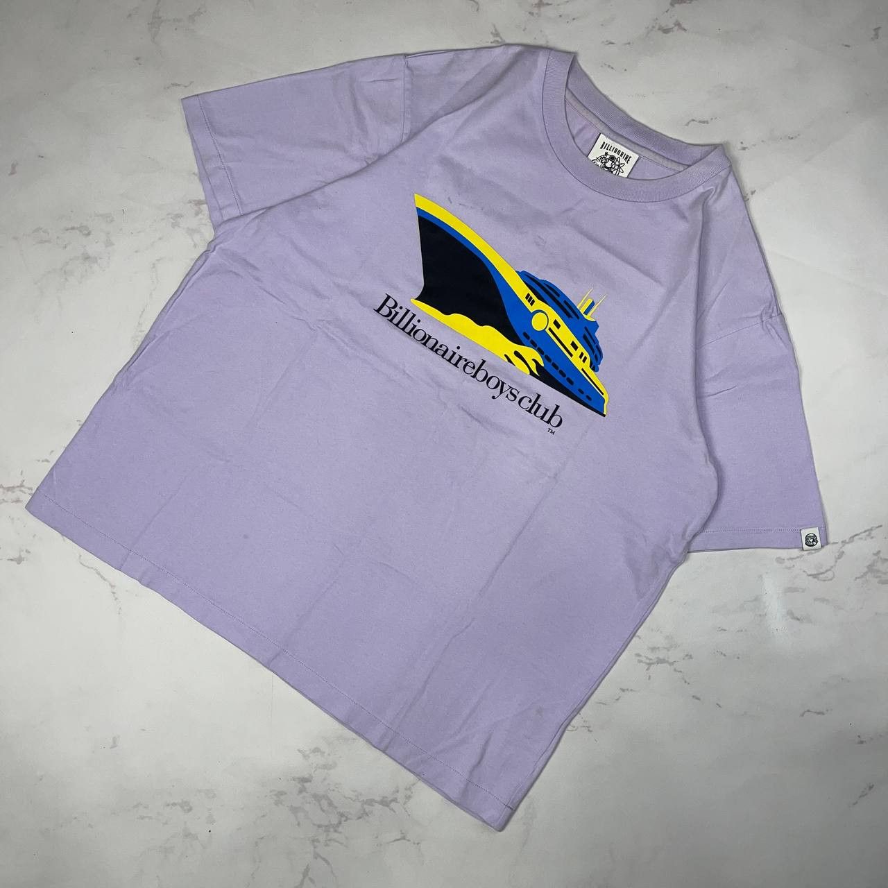 Billionaire Boys Club Billionaire Boys Club Yacht Big Logo T Shirt Sz L Lilac Mens Size US L / EU 52-54 / 3 - 1 Thumbnail