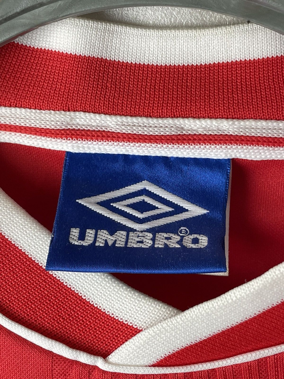 Umbro AJAX AMSTERDAM 1999 2000 HOME SHIRT JERSEY UMBRO Size US L / EU 52-54 / 3 - 6 Thumbnail