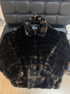 Supreme Faux Fur Repeater Bomber | Grailed