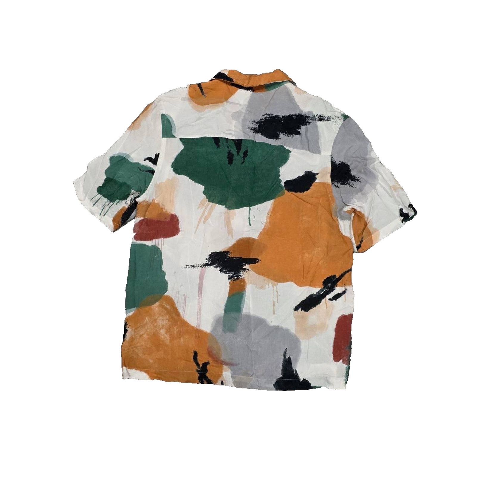 Zara Zara Men's Multicolor Art Y2K Abstract Shirt Medium A003330 Size US M / EU 48-50 / 2 - 8 Thumbnail