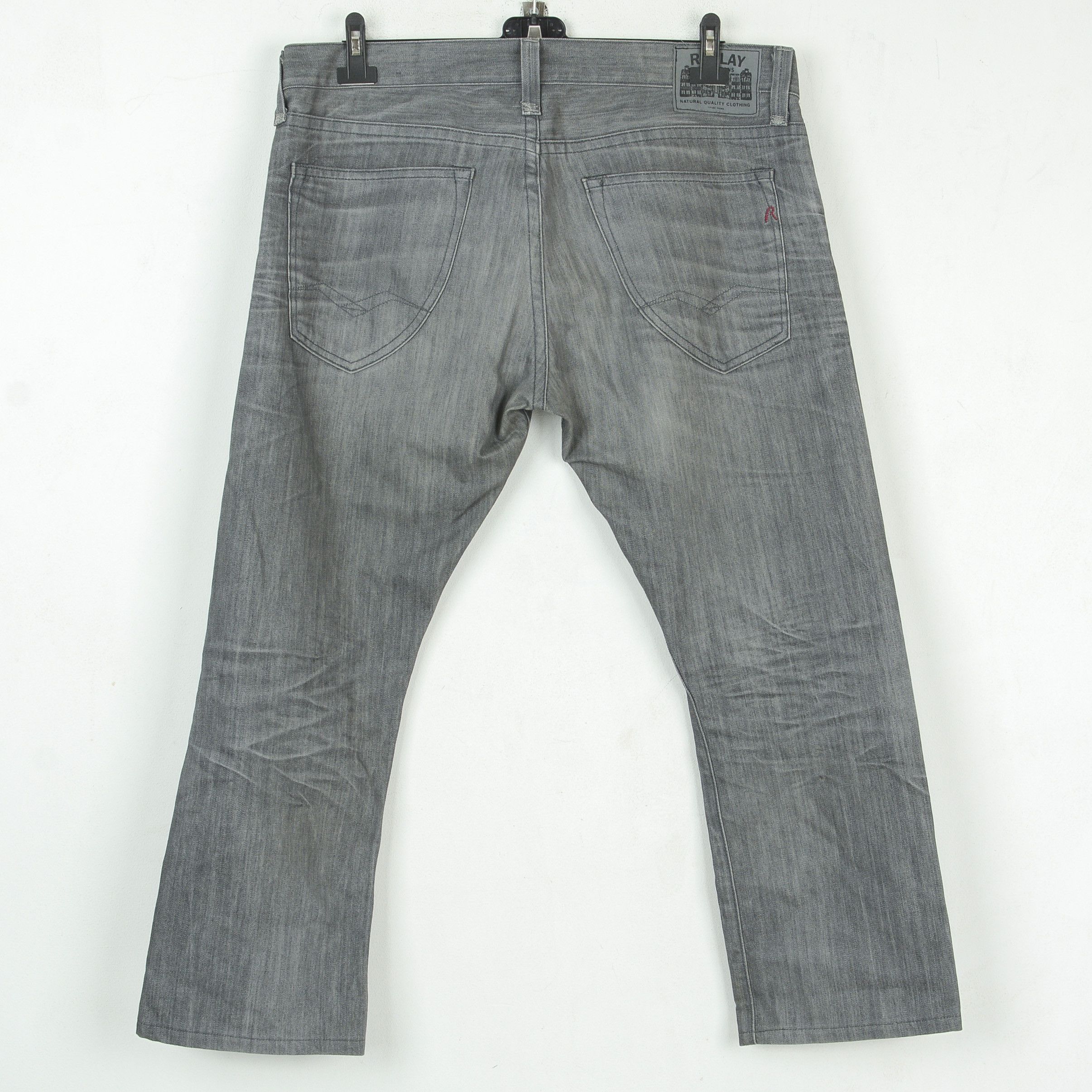 Replay JEANS W36 L30 Regular Straight Denim Pants Trousers Italian Size US 36 / EU 52 - 4 Thumbnail