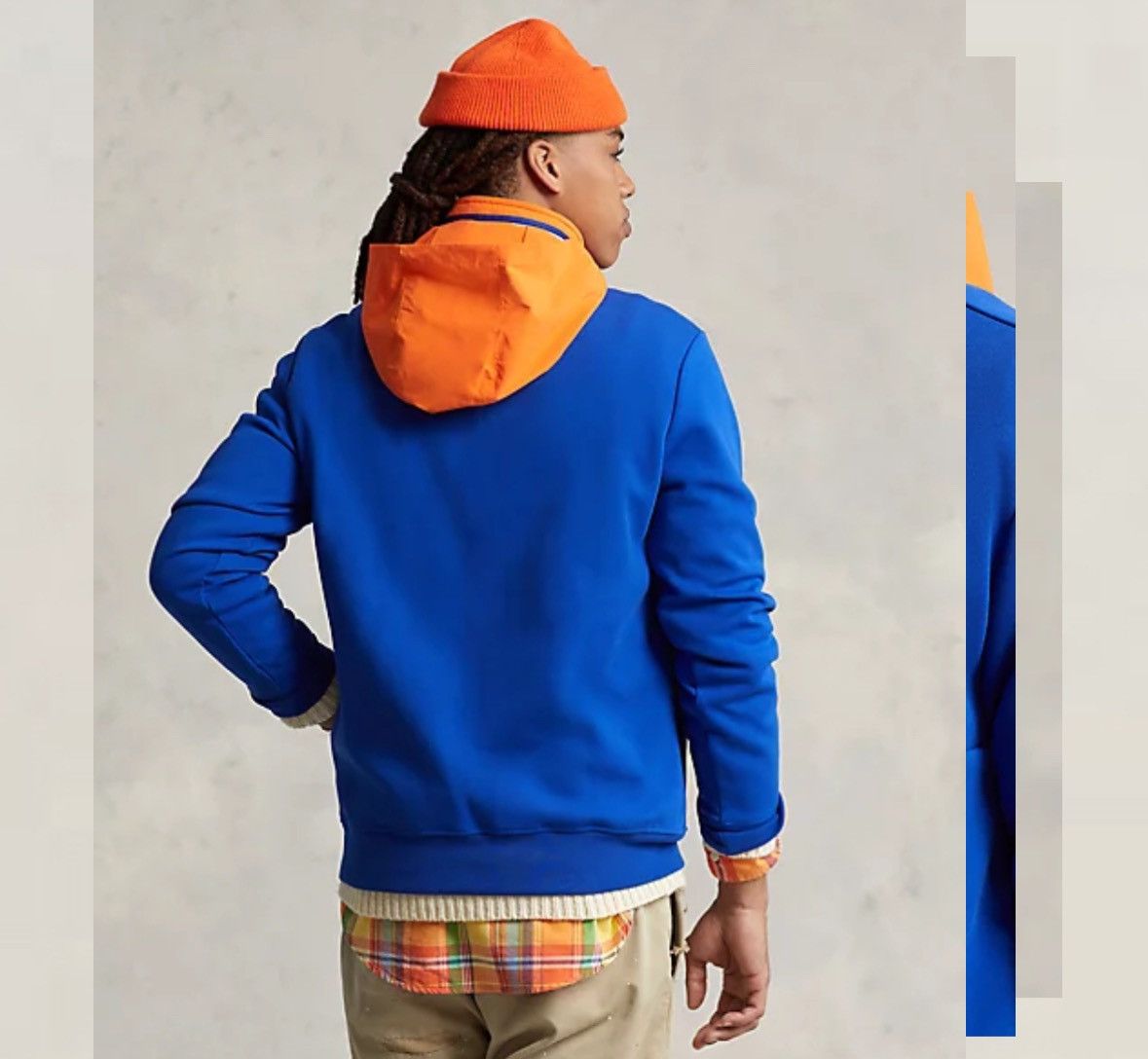 Polo Ralph Lauren × Vintage Polo Ralph Lauren hybrid 1/4 zip sweatshirt hoodie pullover Size US S / EU 44-46 / 1 - 6 Thumbnail