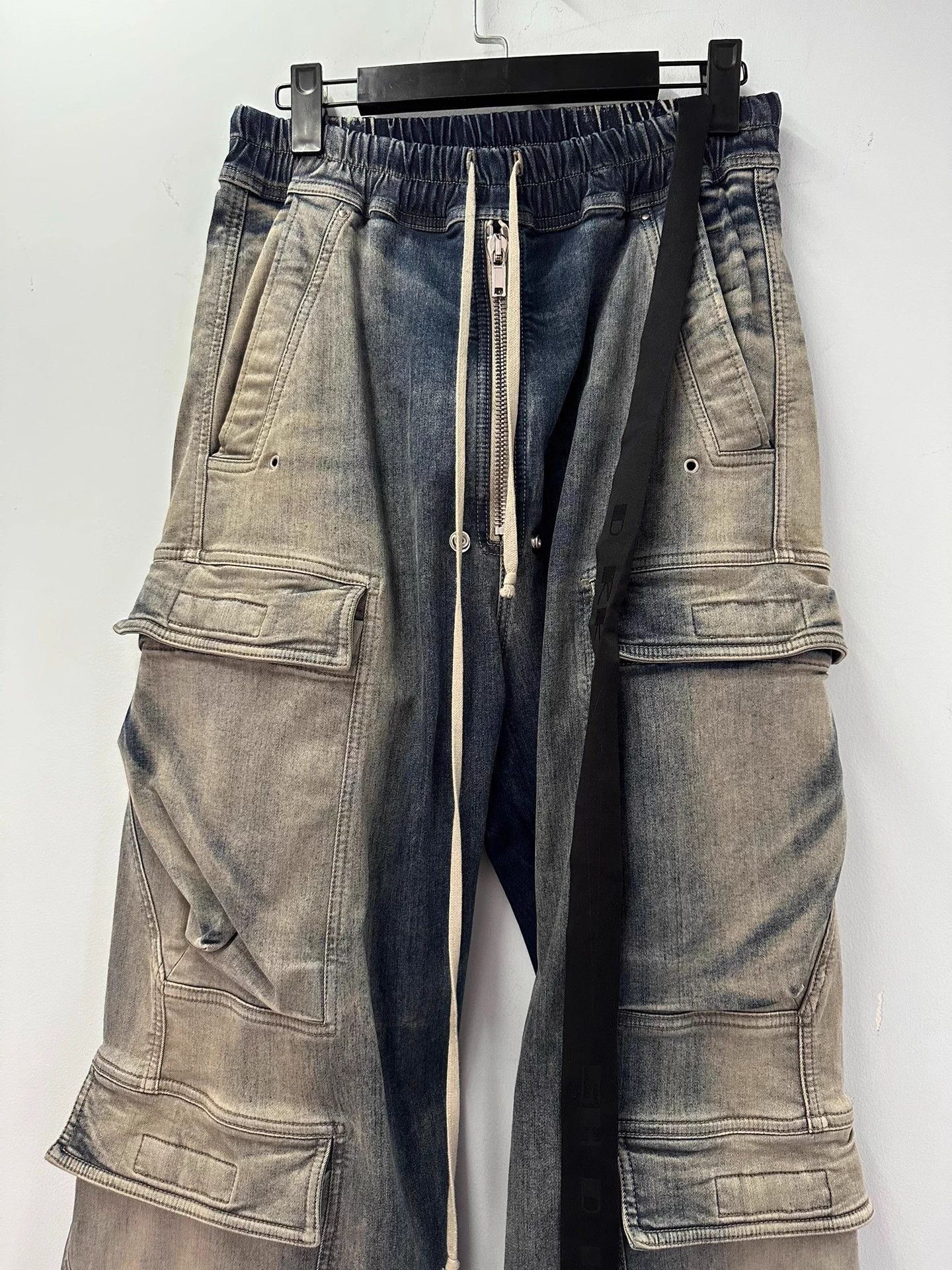 Rick Owens Rick Owens DRKSHDW 23ss Bela Cargo Gradient Jeans S Size US 30 / EU 46 - 2 Thumbnail