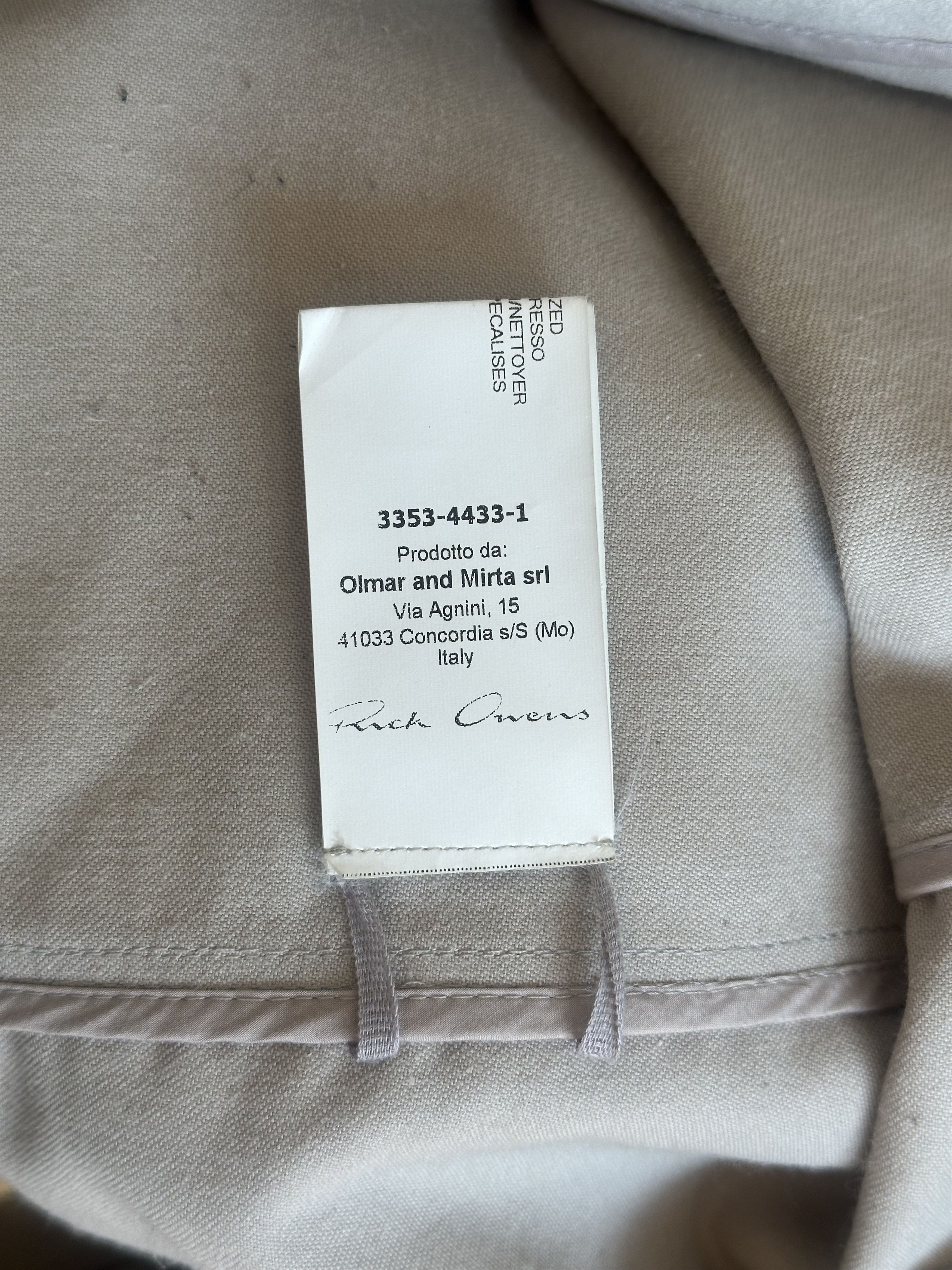 Rick Owens Rick Owens Longsleeve Tunic Size US S / EU 44-46 / 1 - 8 Thumbnail