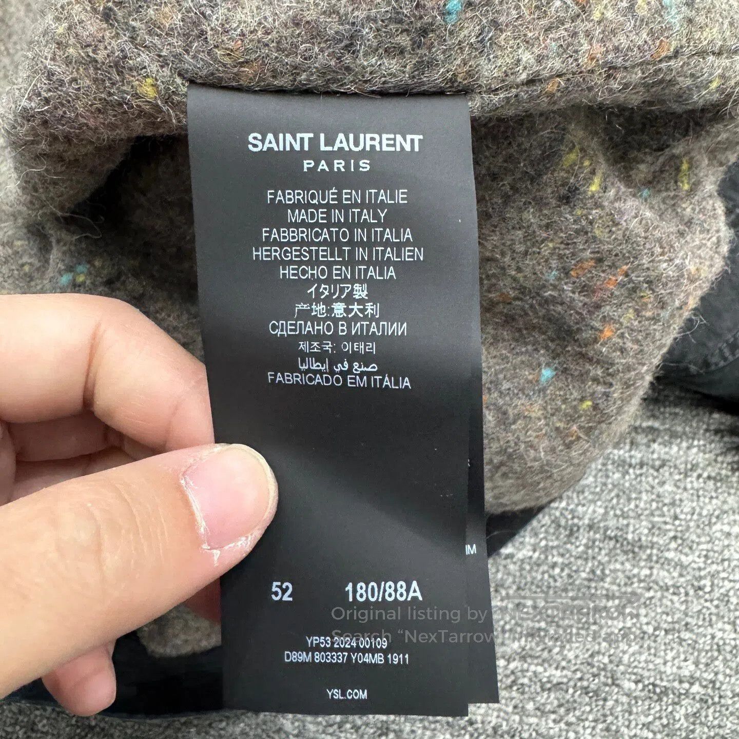 Saint Laurent Paris #REF! Size US L / EU 52-54 / 3 - 4 Thumbnail