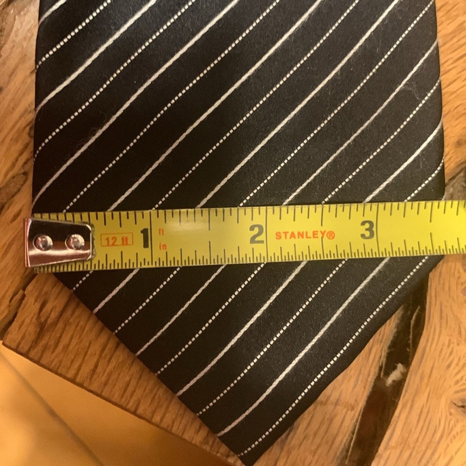 Donald Trump Donald J Trump signature collection pinstripe silk necktie Size ONE SIZE - 9 Thumbnail