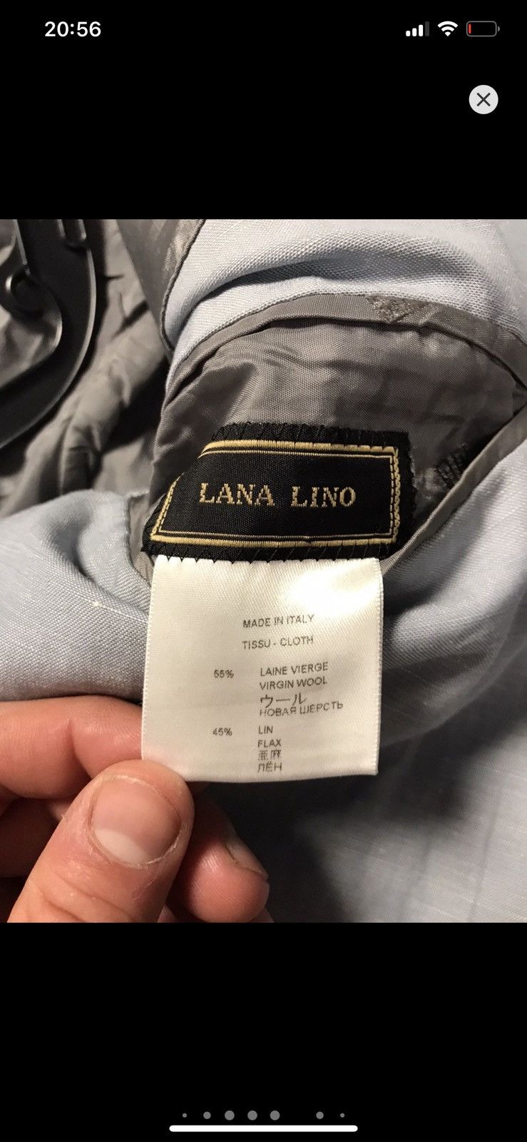 Givenchy Givenchy Gentleman Lana Lino luxury suit Size 50R - 11 Thumbnail