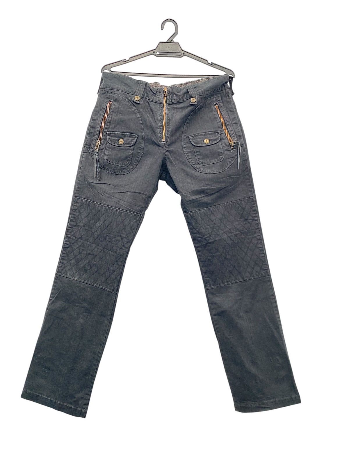 Edwin × Japanese Brand × Kapital JAPAN BRAND EDWIN DOUBLE KNEE QUALITED BONDAGE DESIGN Size US 32 / EU 48 - 1 Thumbnail