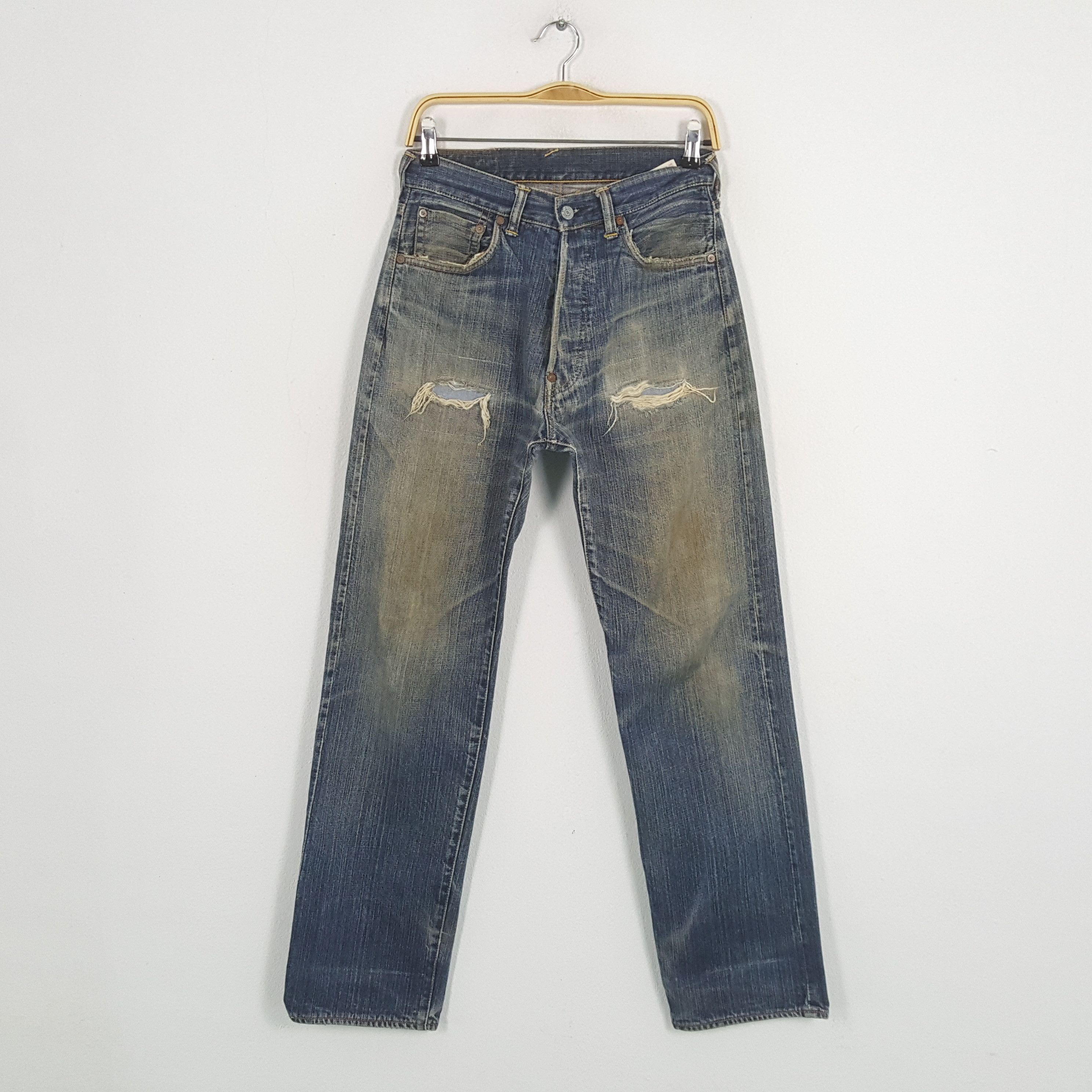 Evisu × Japanese Brand Vintage EVISU x McDonald Daicock Custom Distressed Jeans Size US 28 / EU 44 - 4 Thumbnail