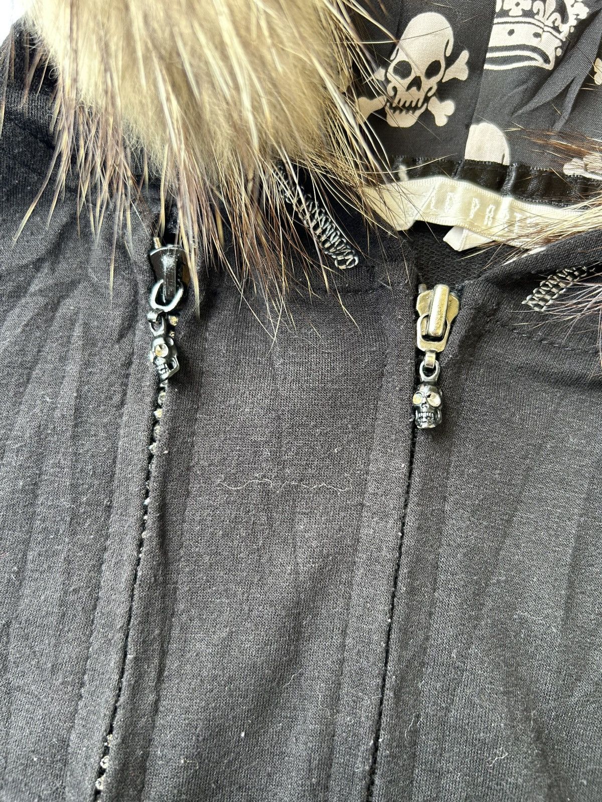 Japanese Brand Wild party double zipper skull hoodie ifsixwasnine lgb Size US M / EU 48-50 / 2 - 6 Thumbnail