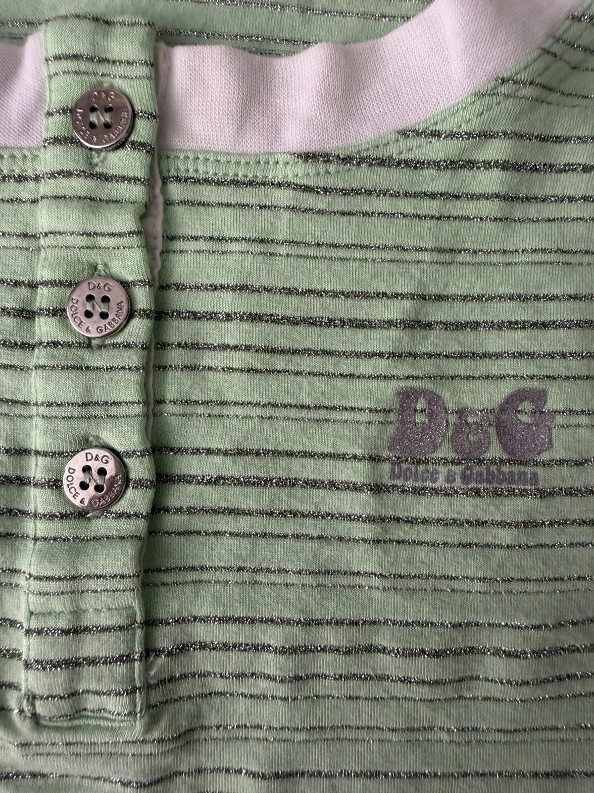 Dolce & Gabbana Vintage Dolce Gabbana Henley Top Size L / US 10 / IT 46 - 3 Thumbnail
