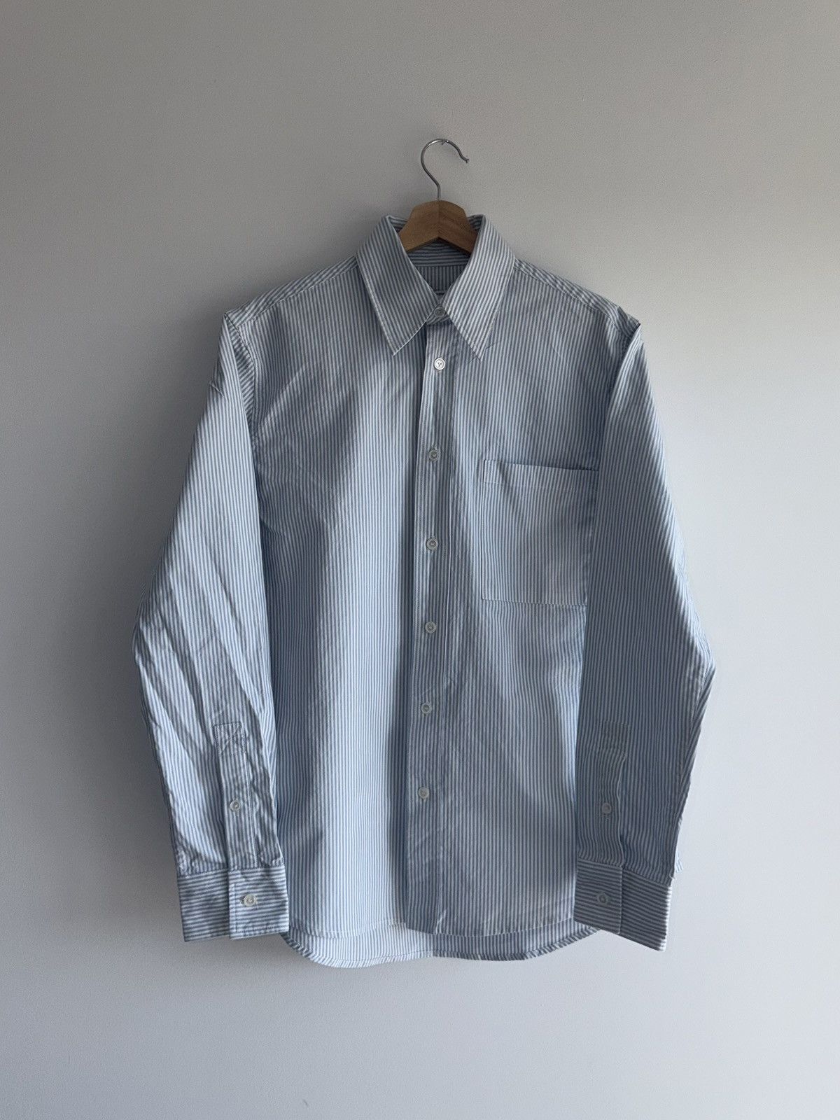 Bottega Veneta Cotton Poplin Shirt Compact Shirt Size US S / EU 44-46 / 1 - 1 Thumbnail