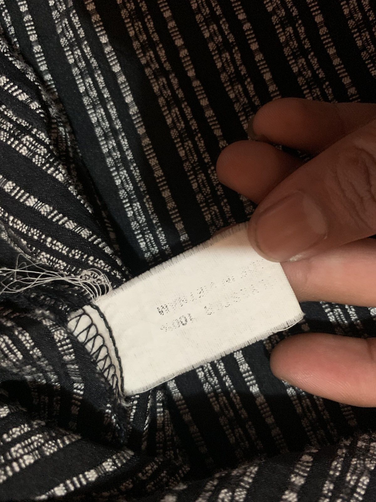 Hysteric Glamour × Japanese Brand × Vintage Japanese vintage HENLEY COLLAR CHIFFON DOUBLE POCKETS Size US L / EU 52-54 / 3 - 4 Thumbnail