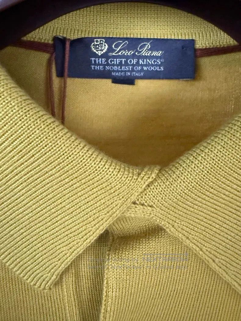 Loro Piana Loro Piana Long Sleeve Knit Polo. Size US XXL / EU 58 / 5 - 3 Thumbnail
