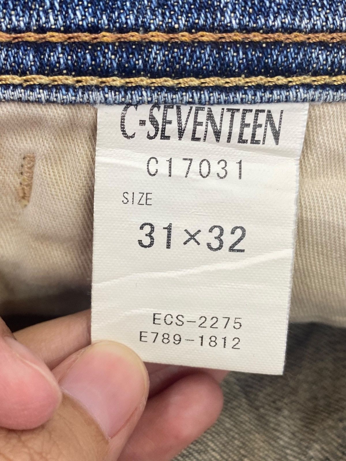 Japanese Brand Japanese Brand Whiskers Faded Wash Style Flare Jeans Size US 28 / EU 44 - 9 Thumbnail
