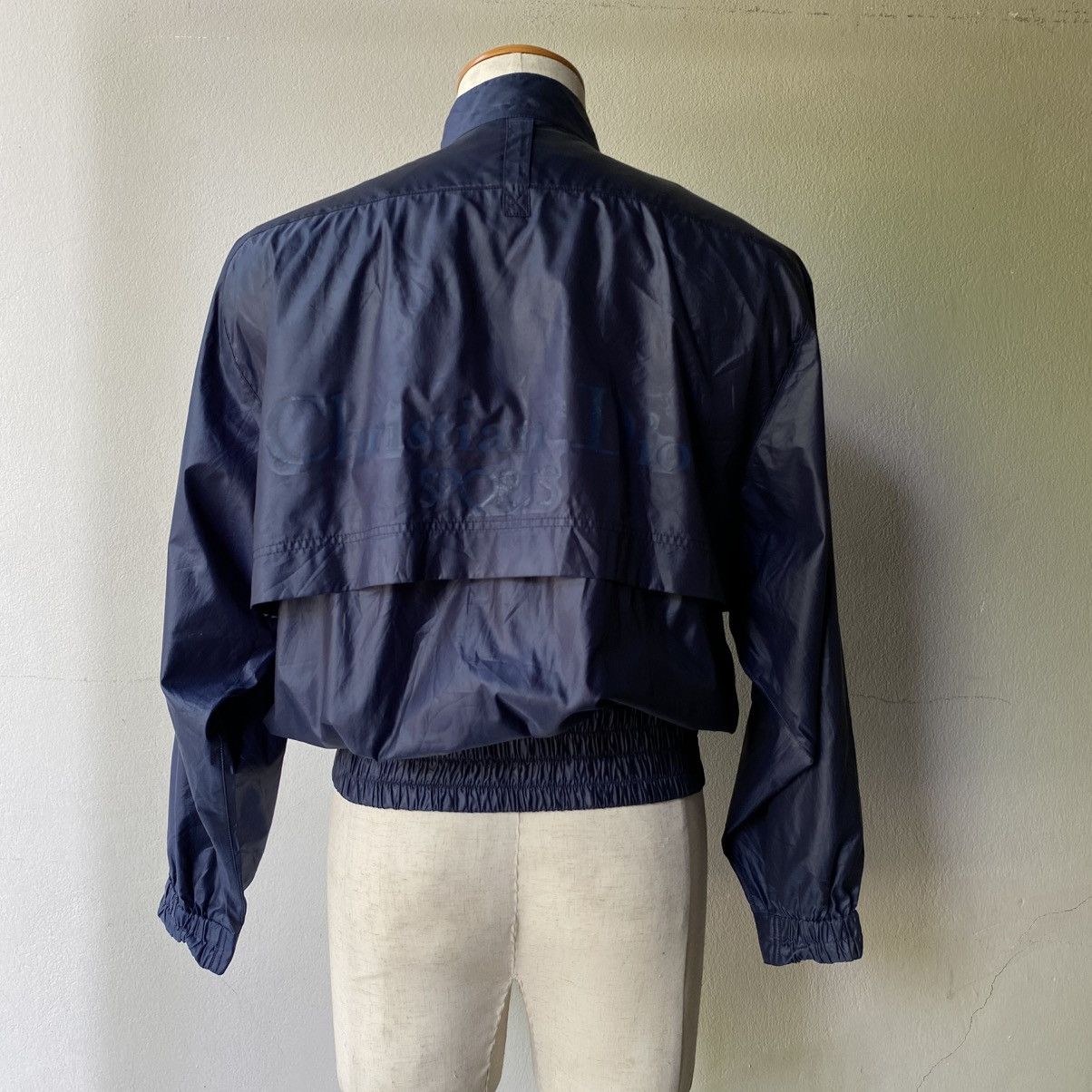 Dior Vintage Christian Dior Navy Stand Collar Windbreaker Size US M / EU 48-50 / 2 - 12 Thumbnail