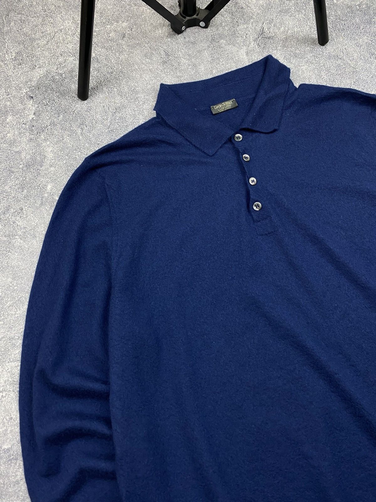 Gran Sasso Gran Sasso Wool Polo Pullover Sweater Size US M / EU 48-50 / 2 - 4 Thumbnail