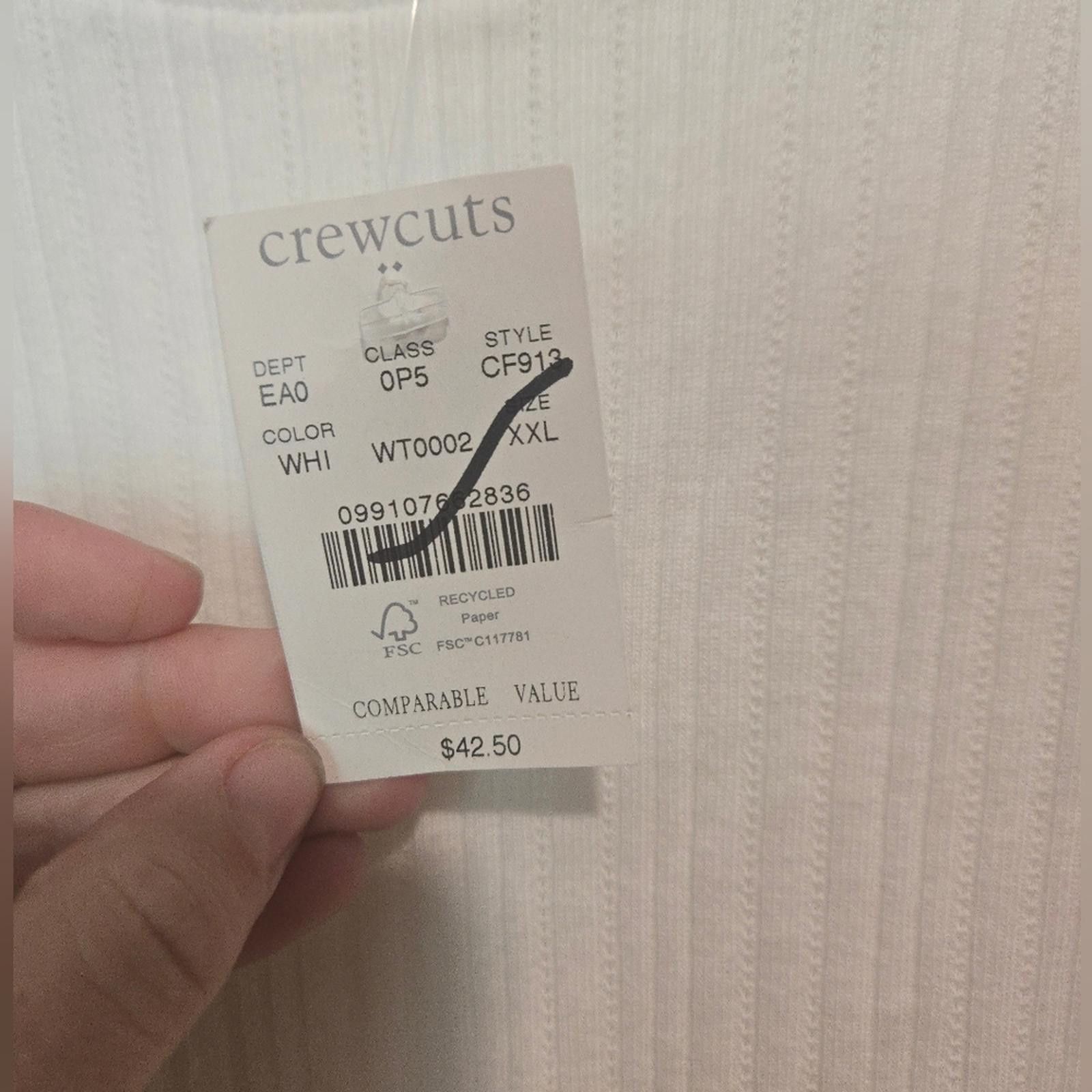 Designer Crewcuts Girls' Pointelle Puff-sleeve Tee Size US XXL / EU 58 / 5 - 3 Thumbnail