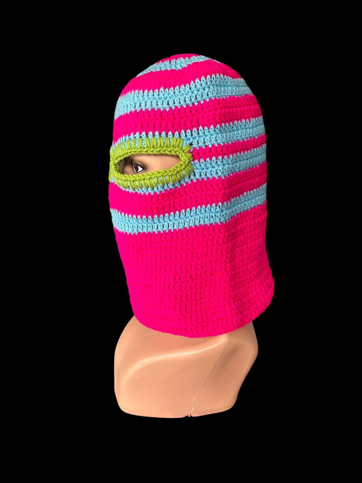 Kapital Balaclava Masked Crochet Knitted Handmade Rare Size ONE SIZE - 2 Thumbnail
