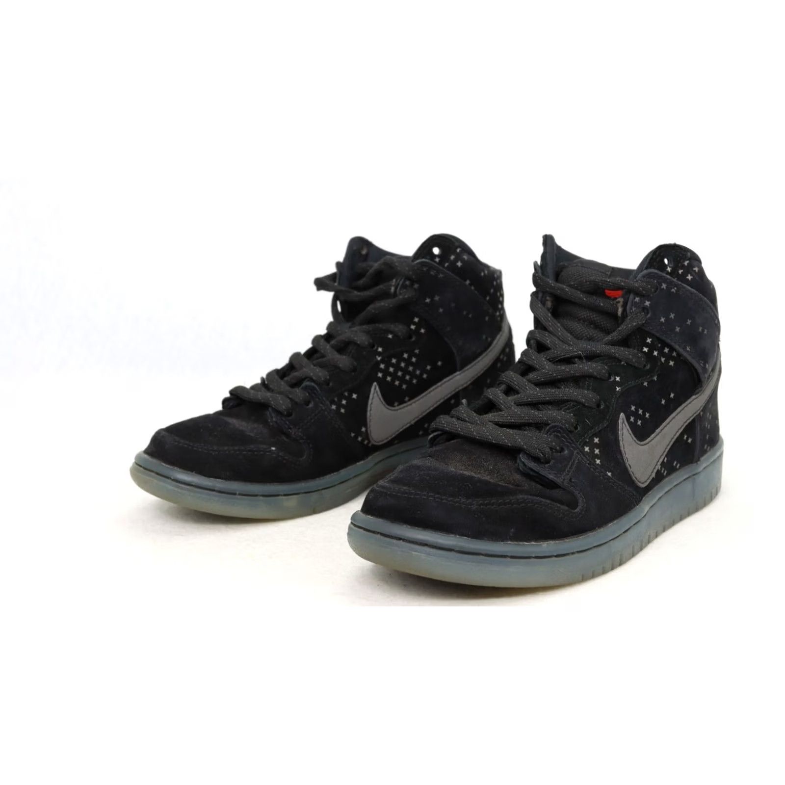 Nike Nike SB Dunk Hi Premium Flash 806333-001 Black Nubuck Reflective Mid Top Size 5 Men Sneakers 2015 Size US 5 / EU 37 - 3 Thumbnail
