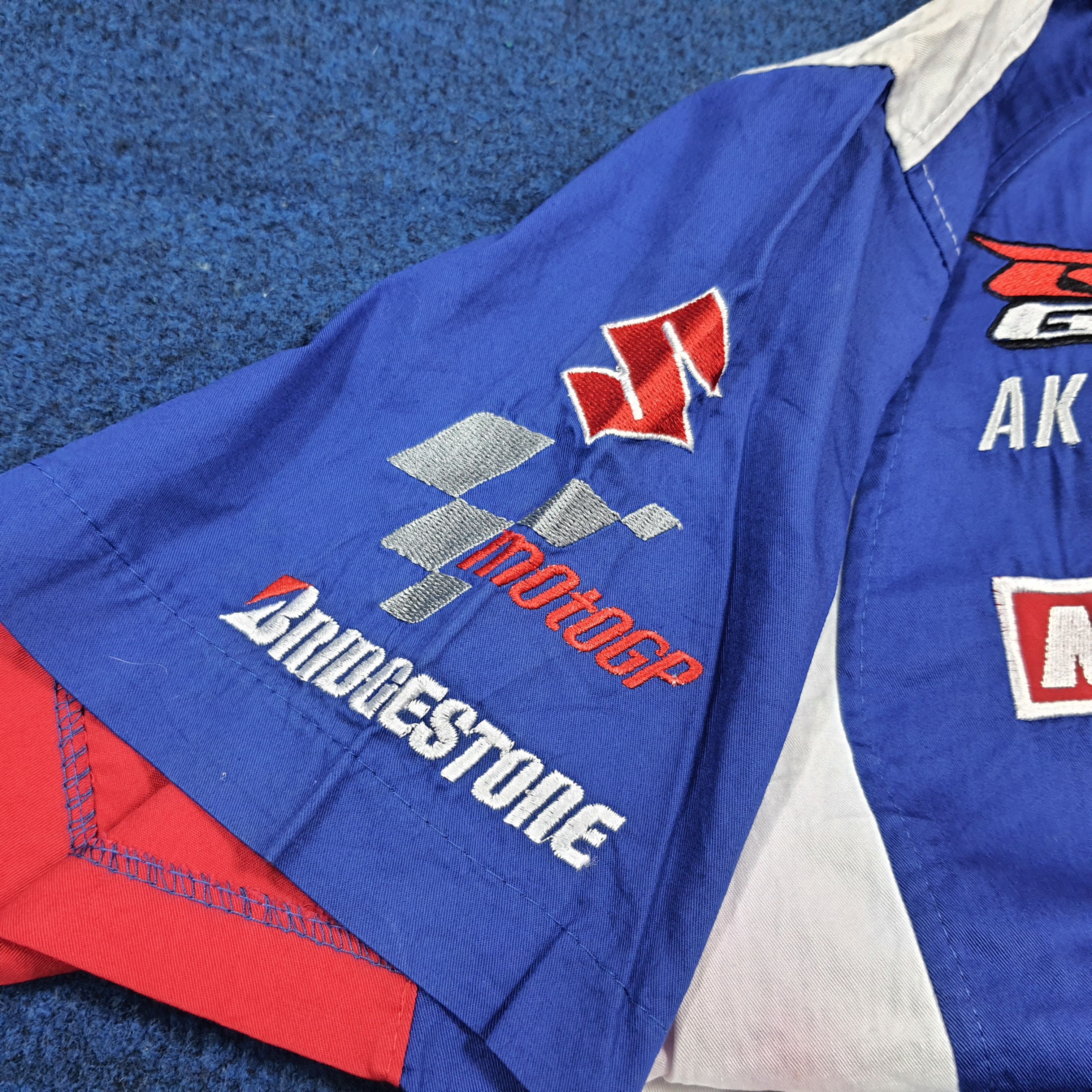 Japanese Brand Vintage Suzuki Hayabusa MotoGP Racing Work Shirt C294N67 Size US S / EU 44-46 / 1 - 6 Thumbnail