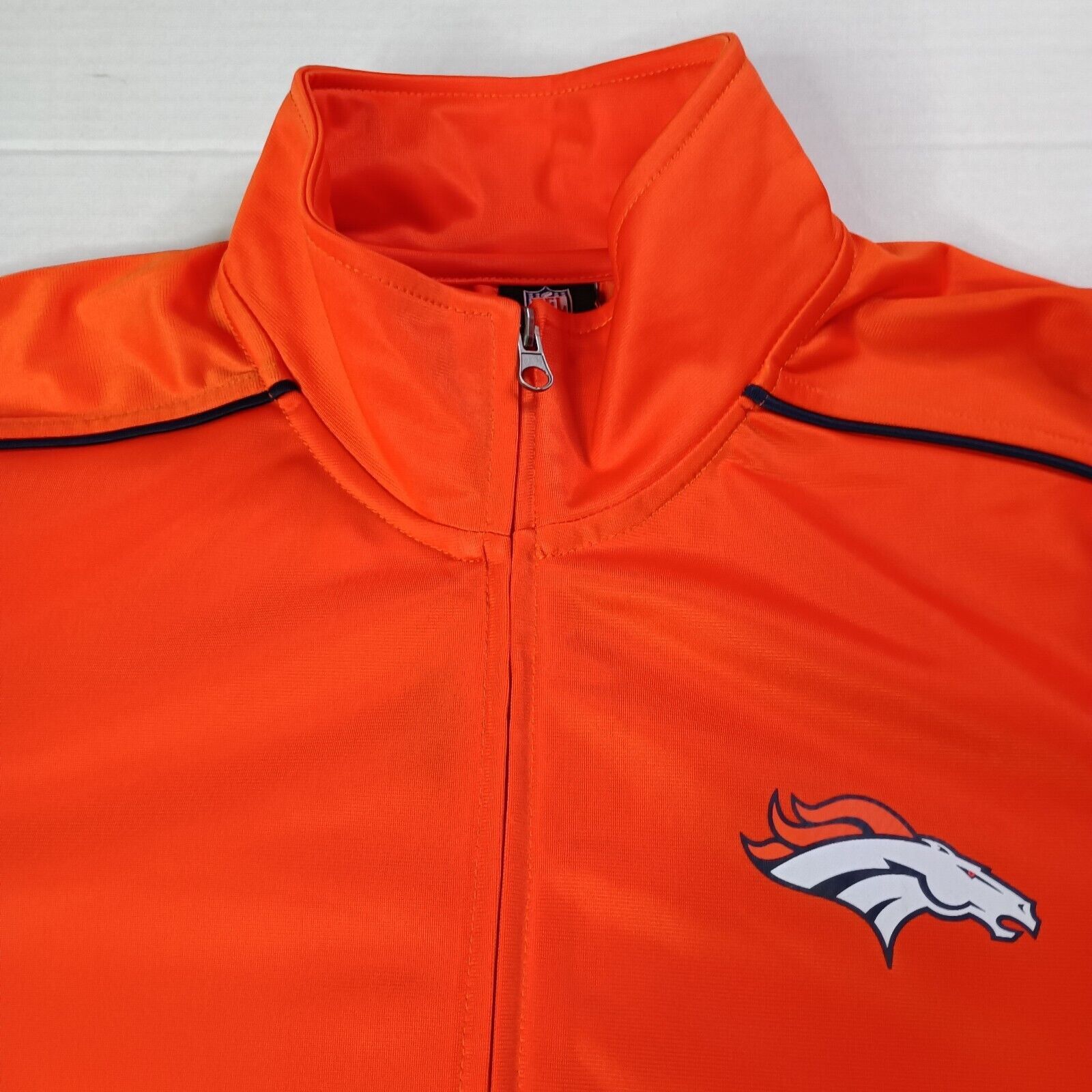 NFL Denver Broncos Jacket Women's M NFL Track Full Zip Orange Size M / US 6-8 / IT 42-44 - 4 Thumbnail