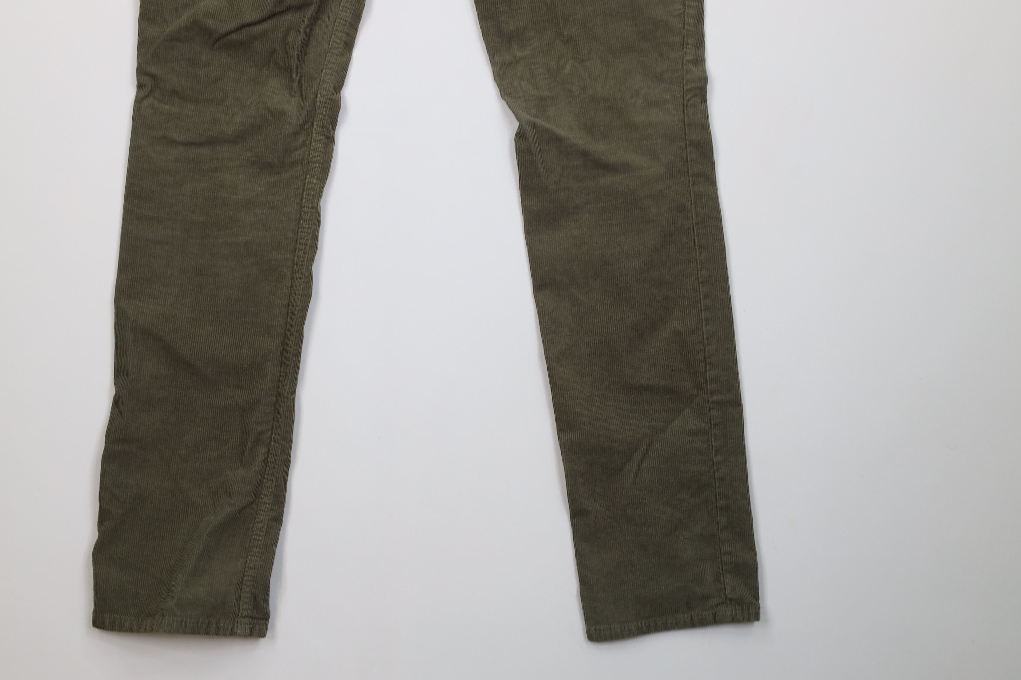 J.Crew J Crew Reid Skinny Straight Leg Corduroy Chino Pants Green Size 28" / US 6 / IT 42 - 12 Thumbnail