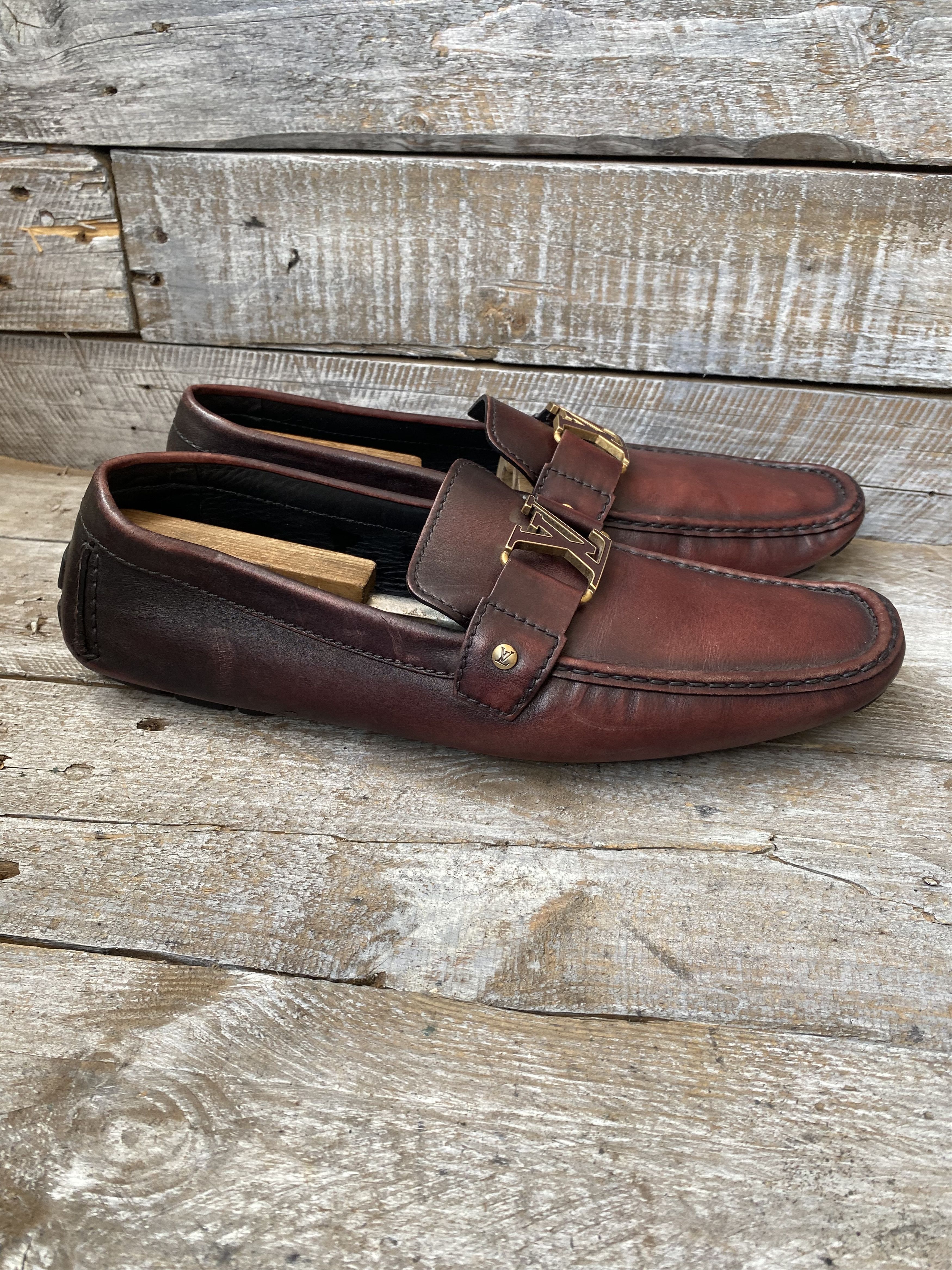 Louis Vuitton Louis vuitton montecarlo logo horsebit loafer slip on uk11.5 Size US 11.5 / EU 44-45 - 8 Thumbnail