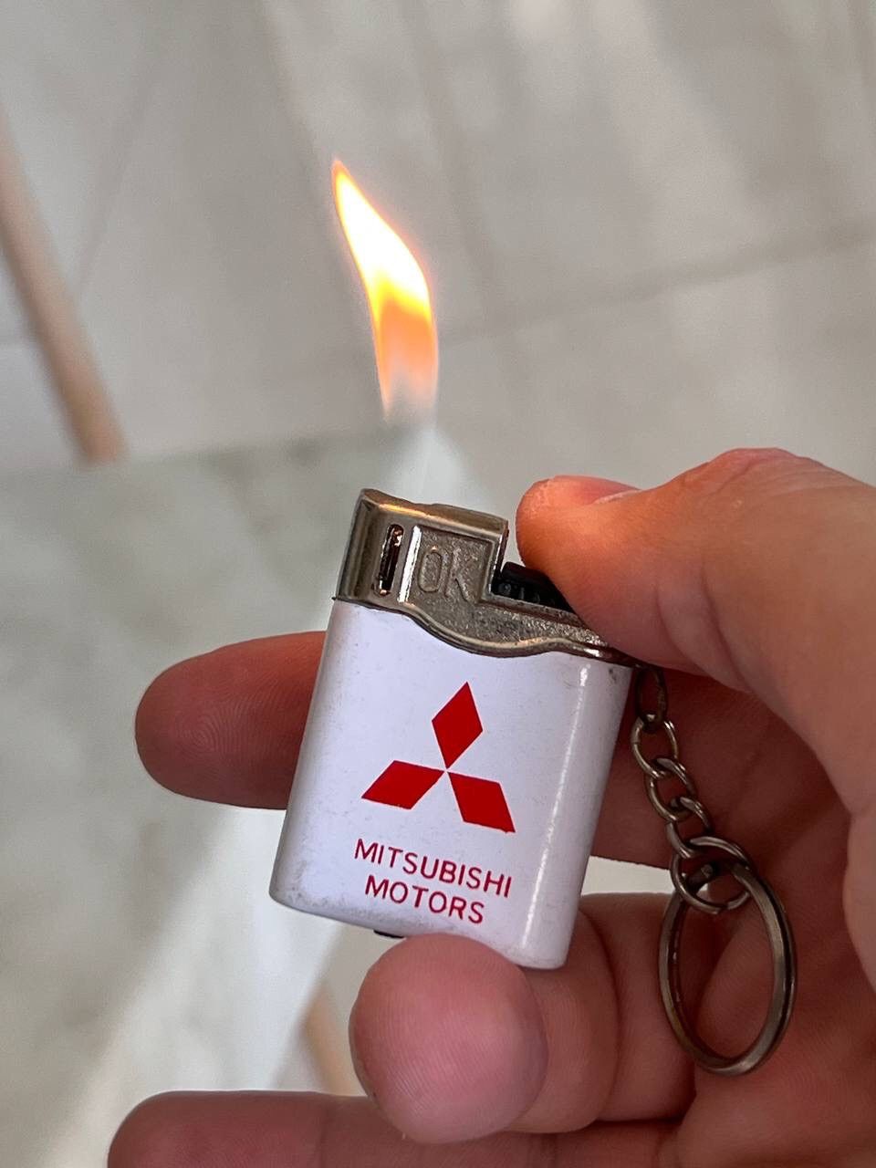 Japanese Brand × Vintage Y2K MITSUBISHI MOTORS JAPAN 90s GEOMETRIC PUNK ROCK LIGHTER Size ONE SIZE - 7 Thumbnail