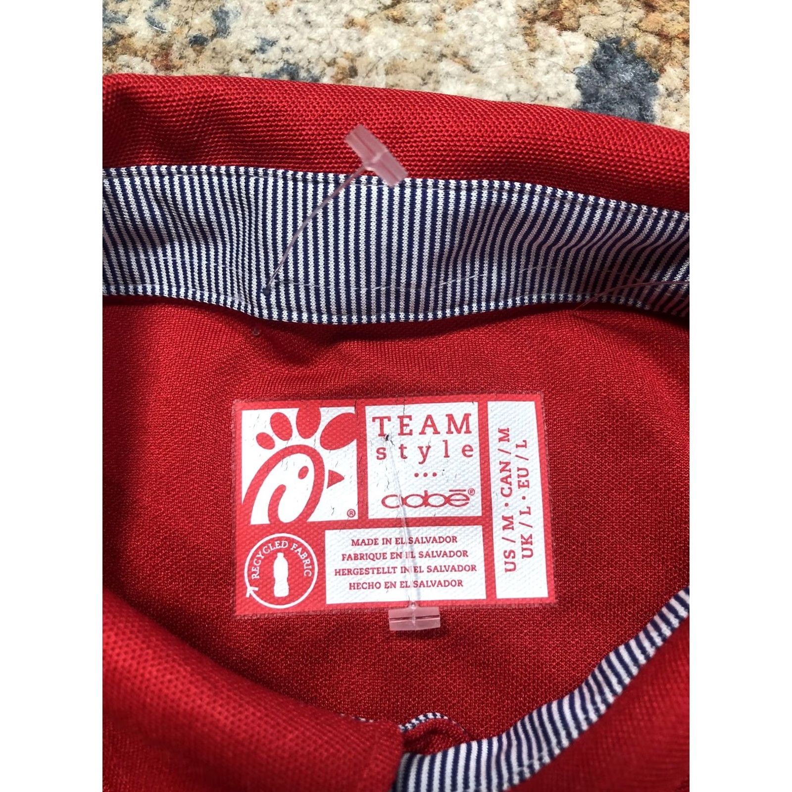Vintage Chick-fil-A TEAM style Polo Shirt Mens M Red Solid Short Sleeve Workwear Polo Shirt Size US M / EU 48-50 / 2 - 7 Thumbnail