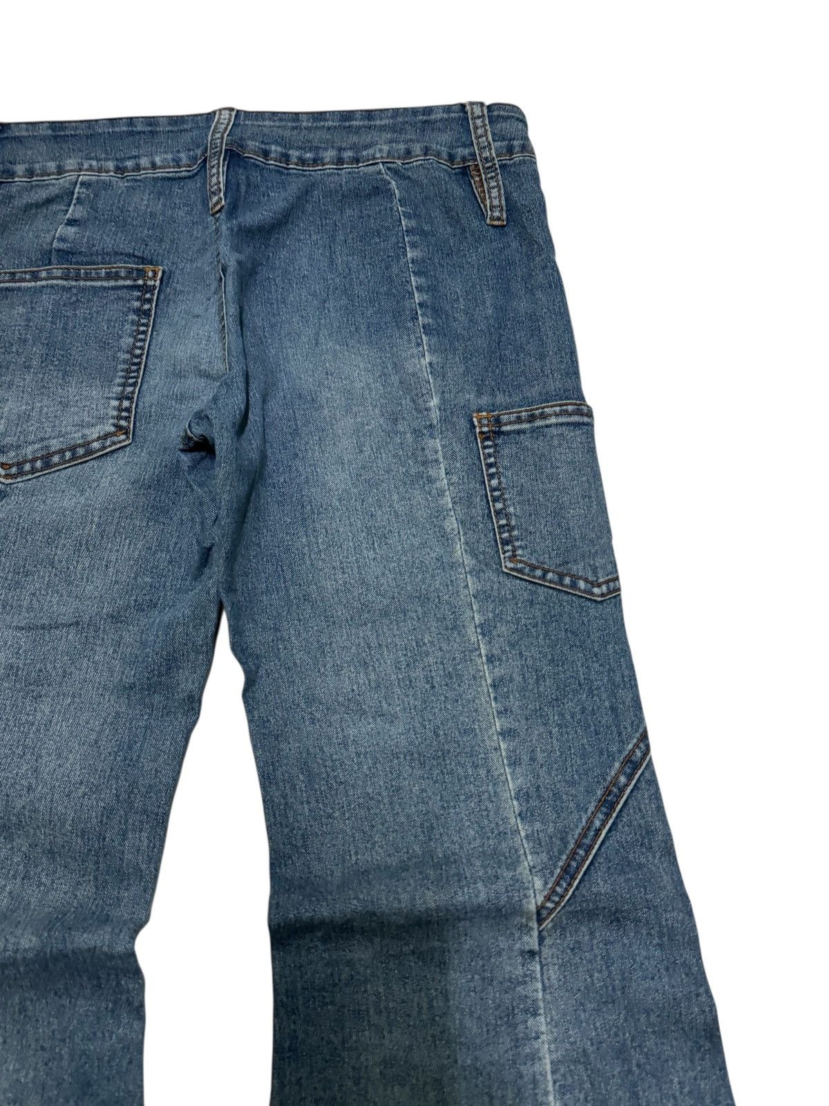 Hysteric Glamour Vintage Y2K Wide Flare Elastic Jeans Stud Detail Unisex Size US 27 - 10 Thumbnail