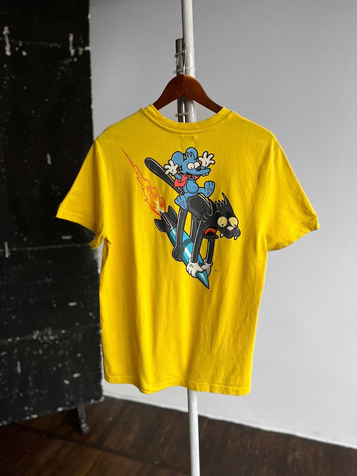 Cartoon Network × The Simpsons The Simpsons 20th Century Mens Itchy & Scratchy Show T-Shirt Size US M / EU 48-50 / 2 - 1 Thumbnail