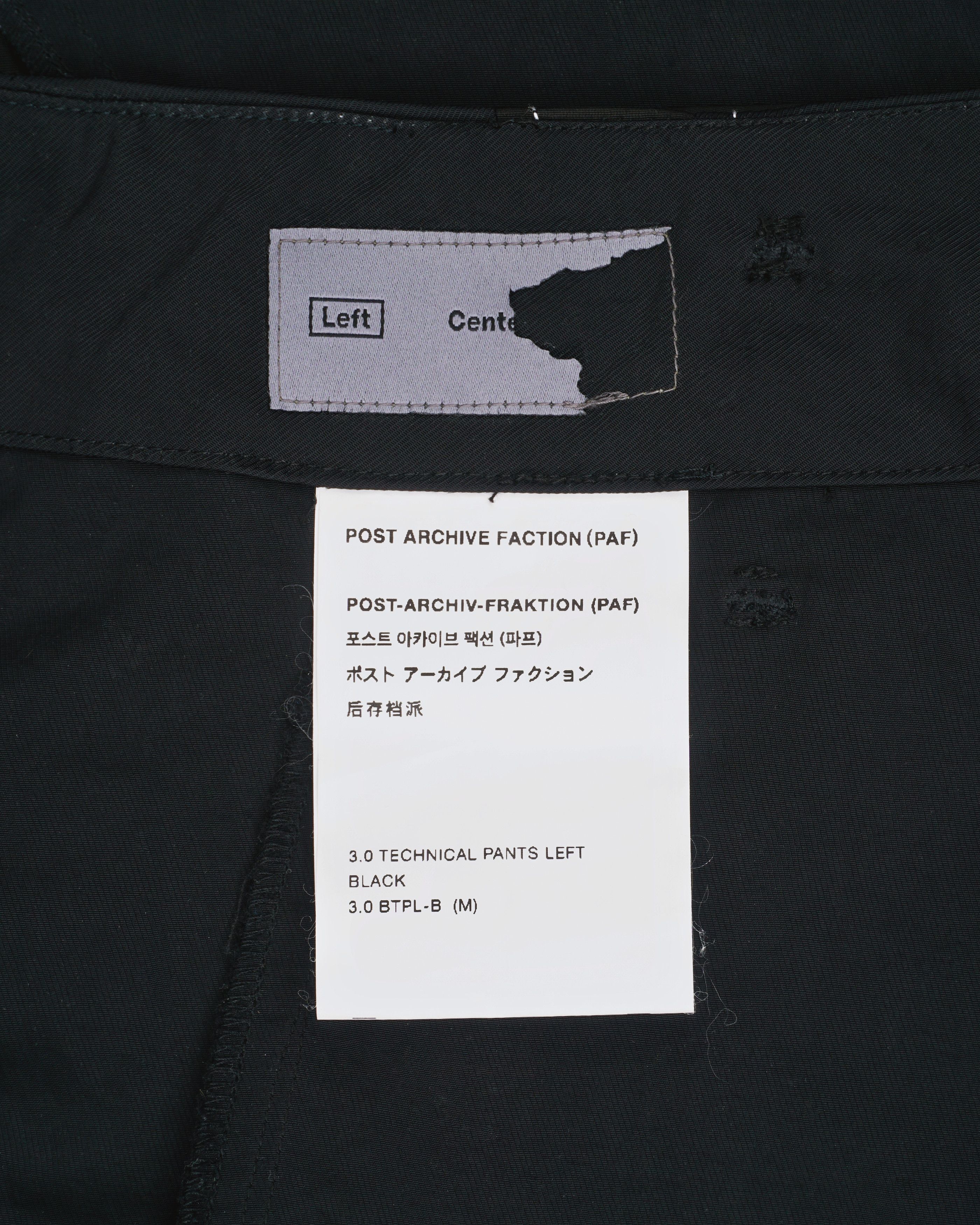 POST ARCHIVE FACTION (PAF) Post Archive Faction 3.0 Technical Pants Laft (Black) Size US 31 - 10 Thumbnail