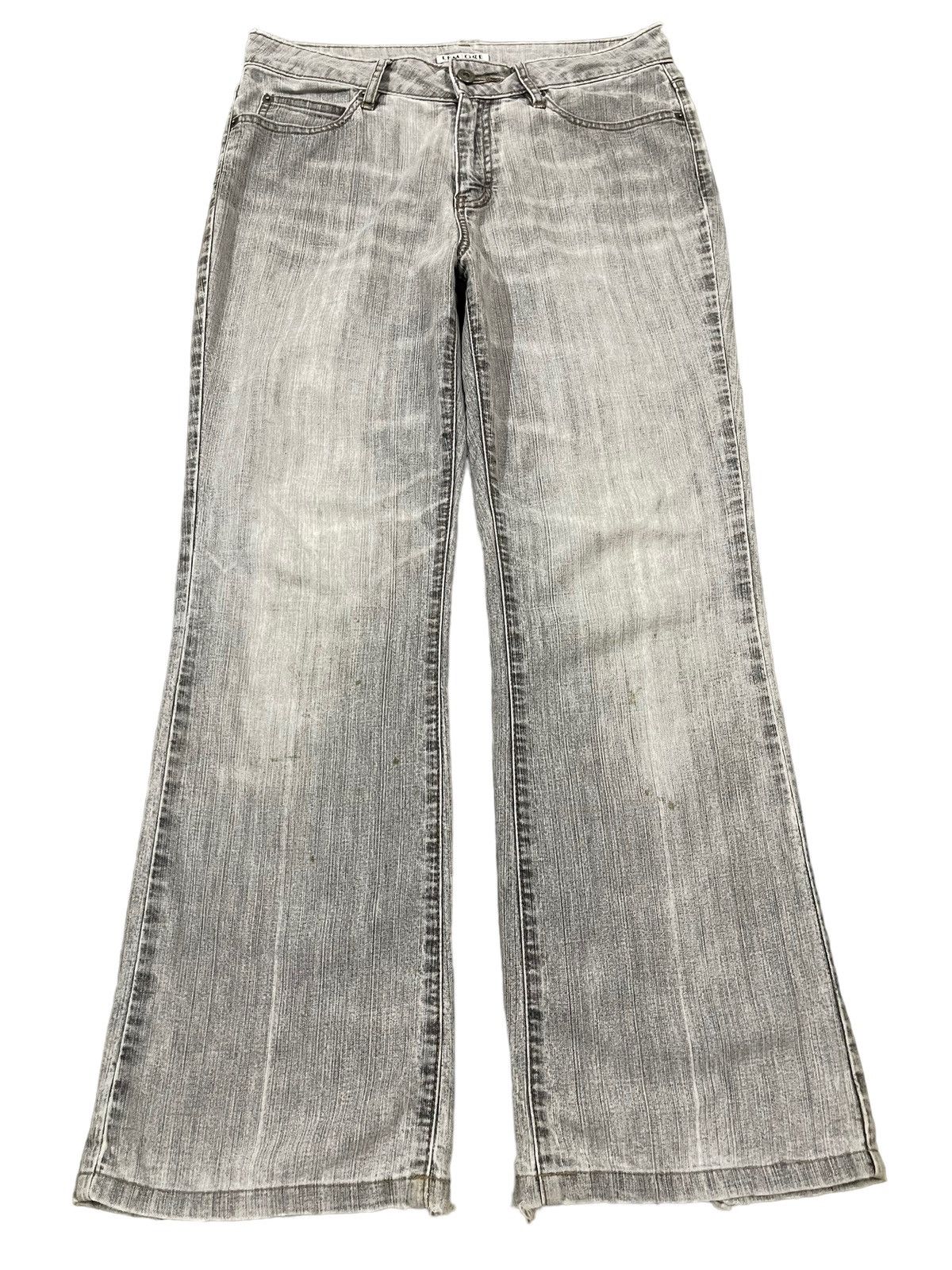 Who Decides War Vintage Japanese Brand Faded Wash Style Flare Jeans Size US 31 - 1 Thumbnail