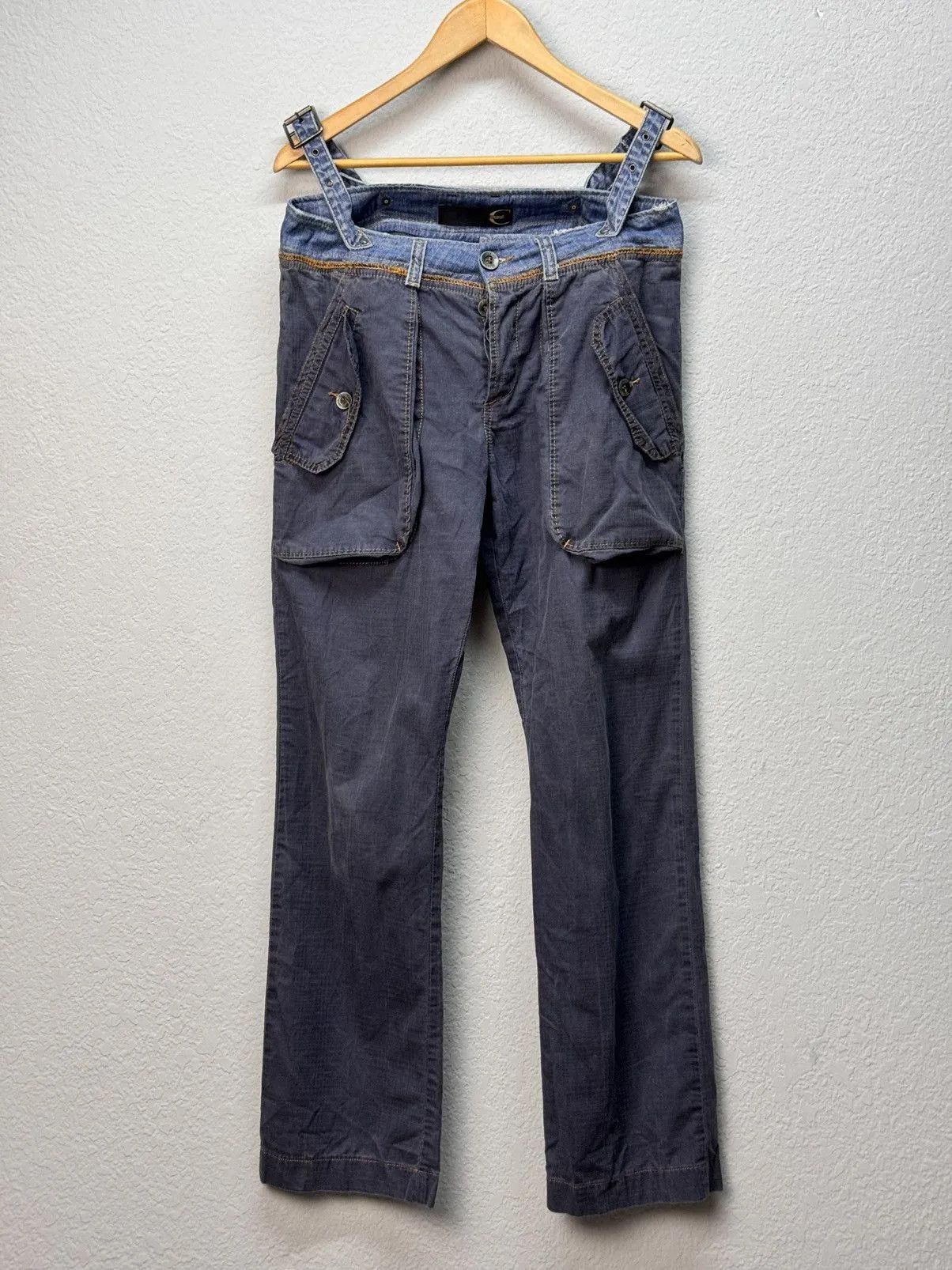 Just Cavalli Vintage baggy Just Cavalli Distressed Punk Pockets Jeans Size US 31 - 3 Thumbnail