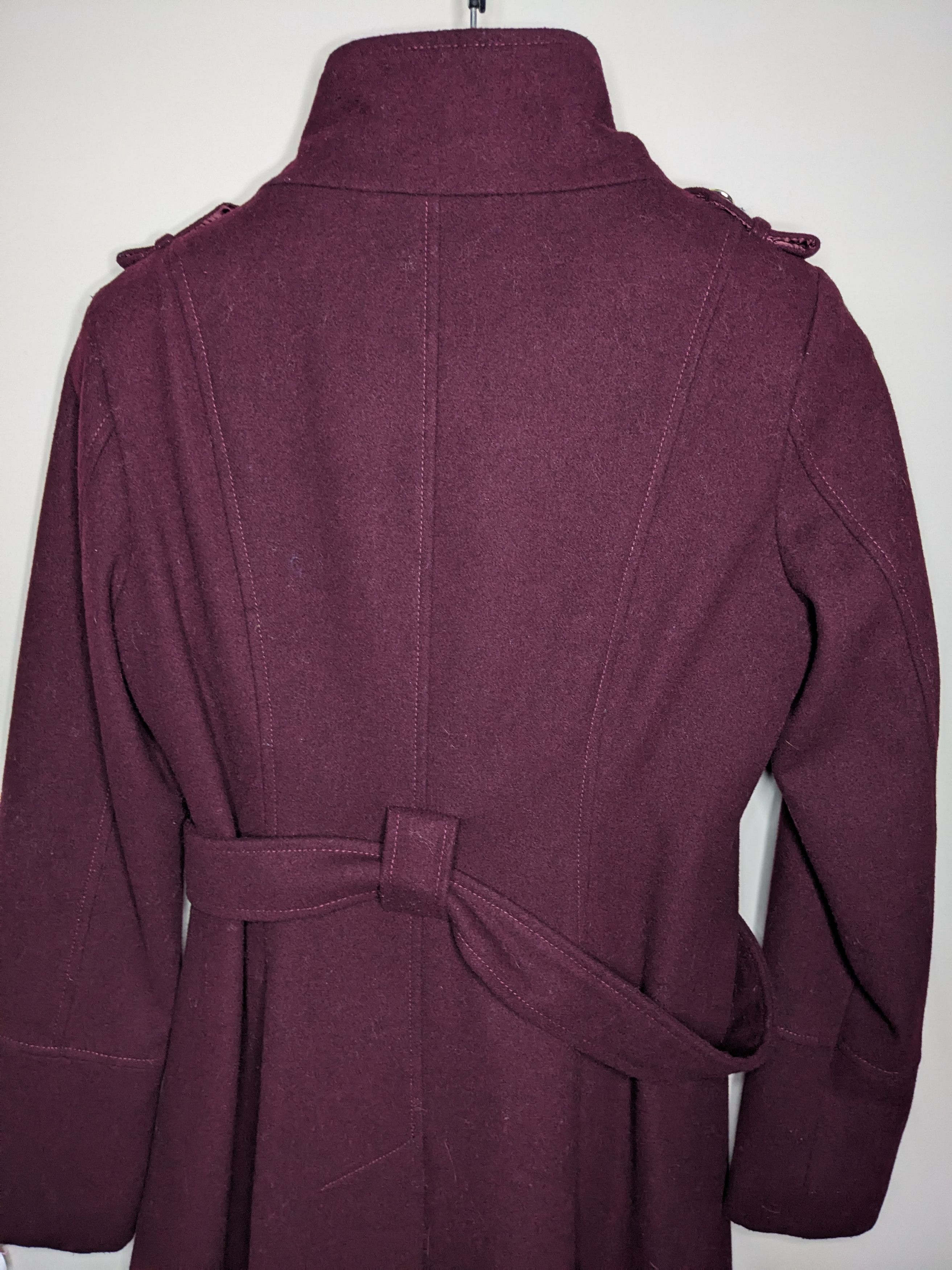 Guess Guess Belted Asymmetrical Wool Walker Trench Coat Sz Medium Size M / US 6-8 / IT 42-44 - 6 Thumbnail