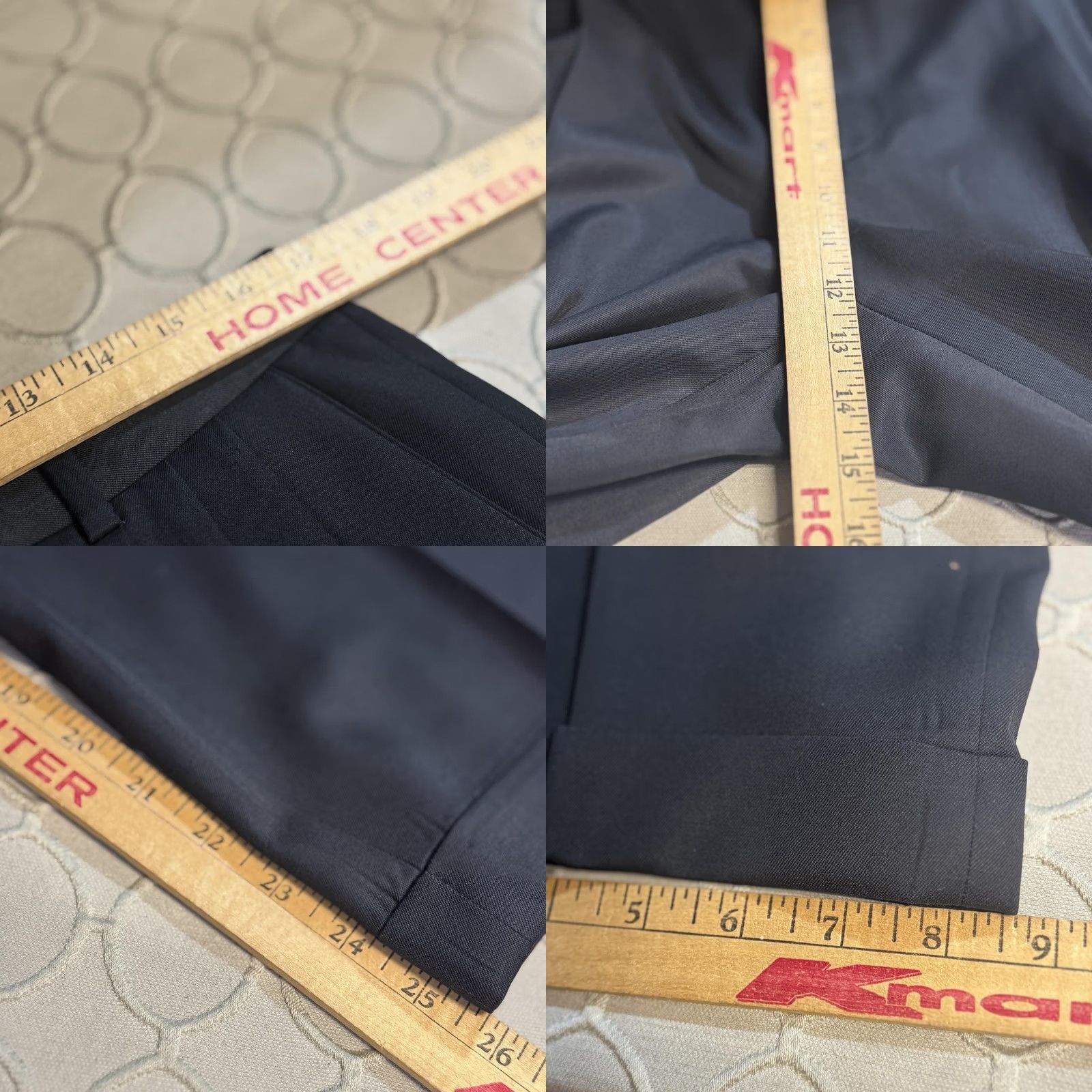 Zanella Zanella Dress Pants Mens 34 Navy Pleated Cuffed Trousers Lined Zip Fly Classic Pants Mens 34 Navy Pleated Cuffed Lined Zip Fly Formal Business Size US 34 / EU 50 - 8 Thumbnail