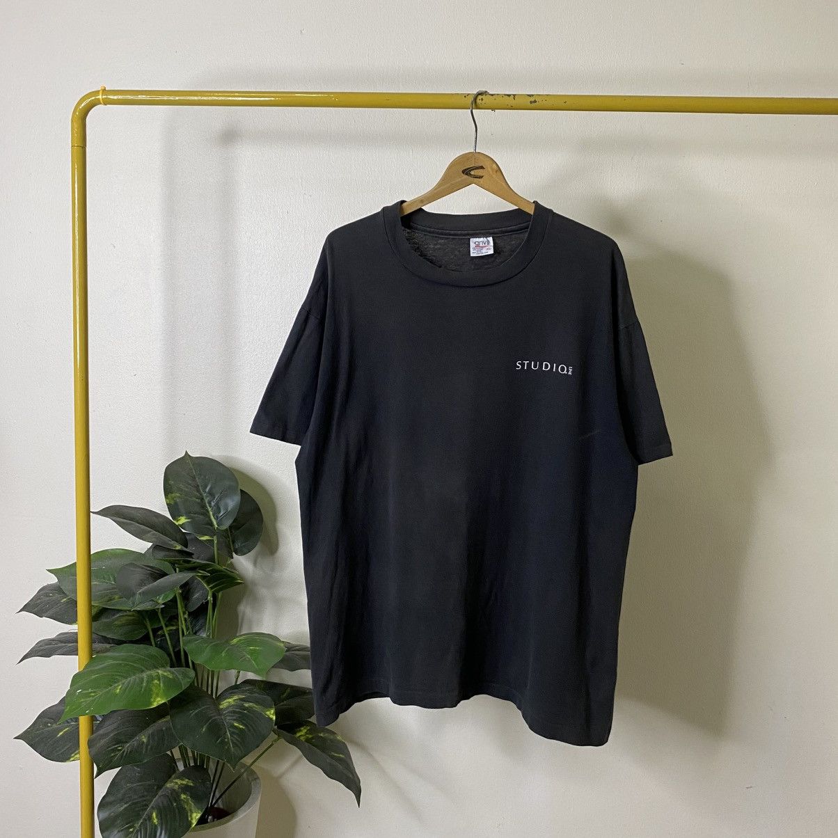 Vintage 1990s Studio Line Photo Editing Software Promo Faded T Shirt Size US XL / EU 56 / 4 - 6 Thumbnail