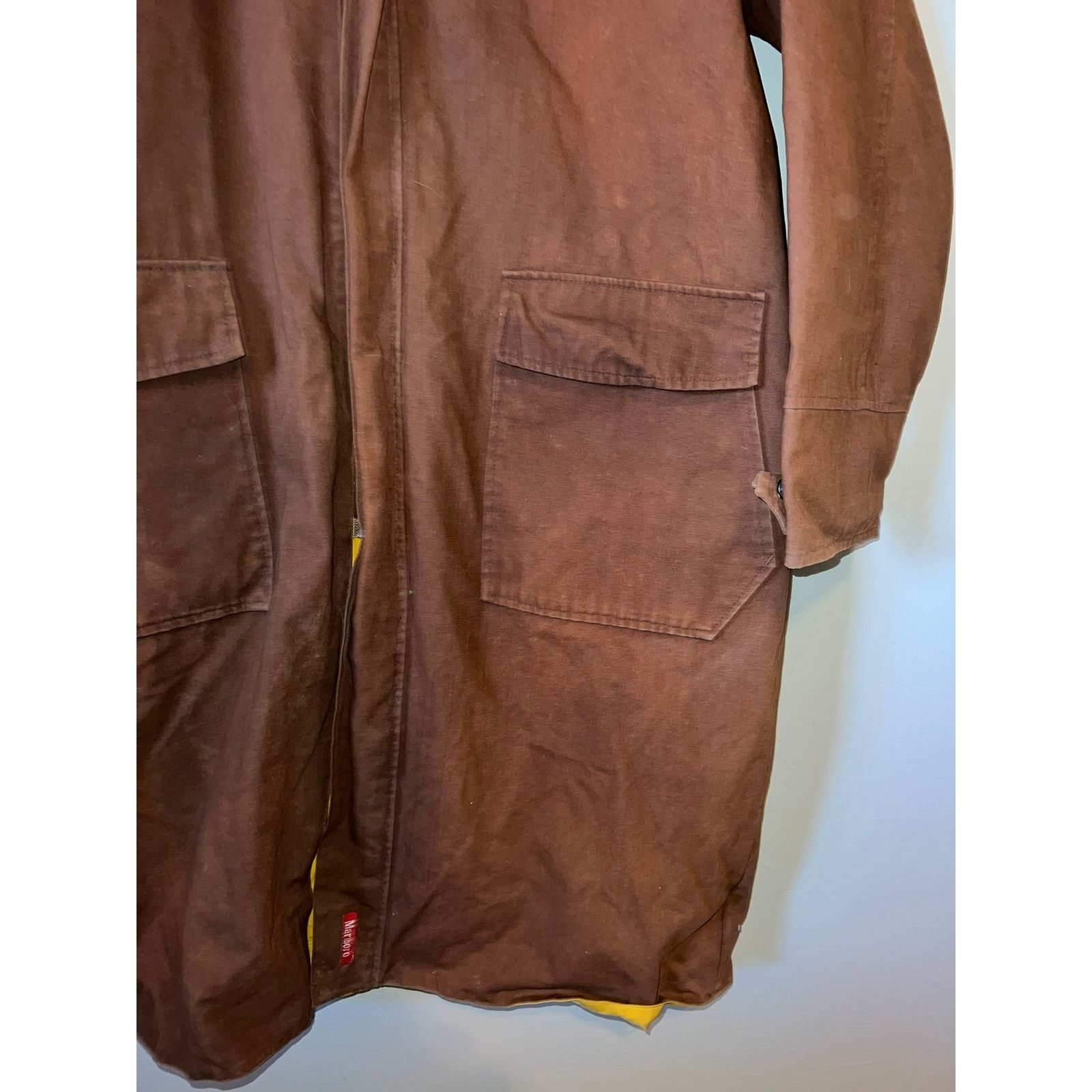 Marlboro Vintage Marlboro Trench Coat Reversible Jacket Broken Zipper Size US L / EU 52-54 / 3 - 5 Thumbnail