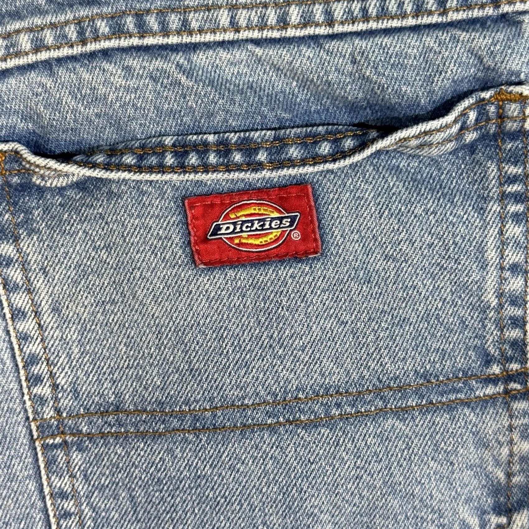 Dickies VINTAGE Dickies Jeans Mens 40x34 Blue Denim Relaxed Fit Workwear 90s Mens × Jeans Size US 40 / EU 56 - 4 Thumbnail