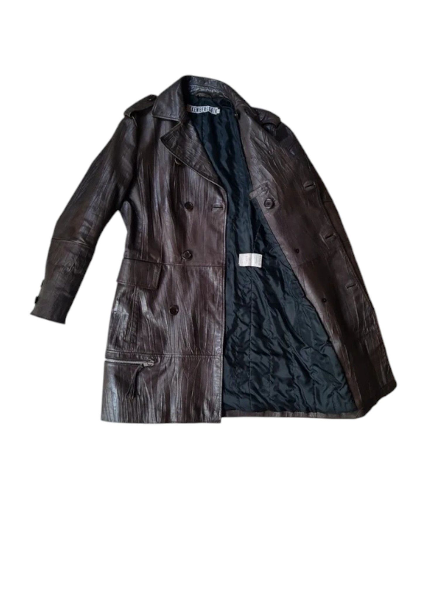 Dirk Bikkembergs Dirk Bikkembergs Buffalo Leather Winter Coat Size US S / EU 44-46 / 1 - 2 Thumbnail