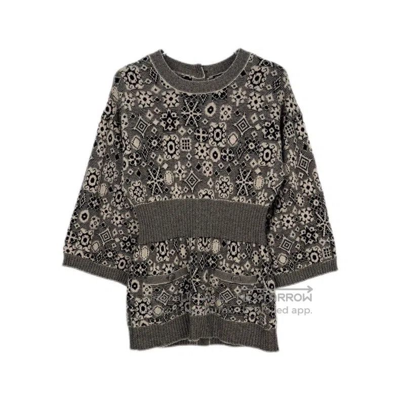 Chanel Chanel Beige black cashmere waisted medium and long cardig Size XS / US 0-2 / IT 36-38 - 1 Thumbnail